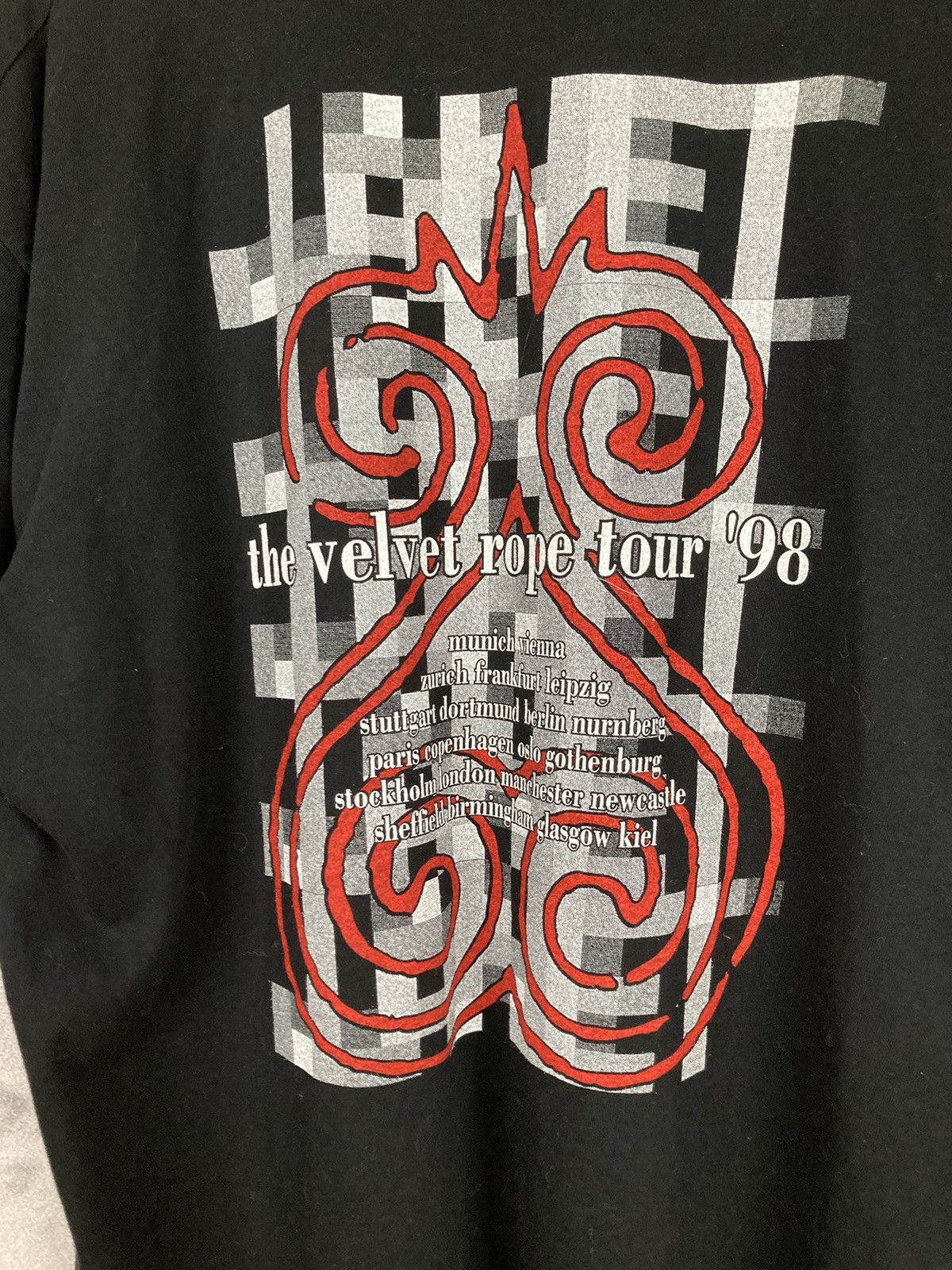 Vintage RARE Janet Jackson 1998 The Velvet Rope Tour Europe