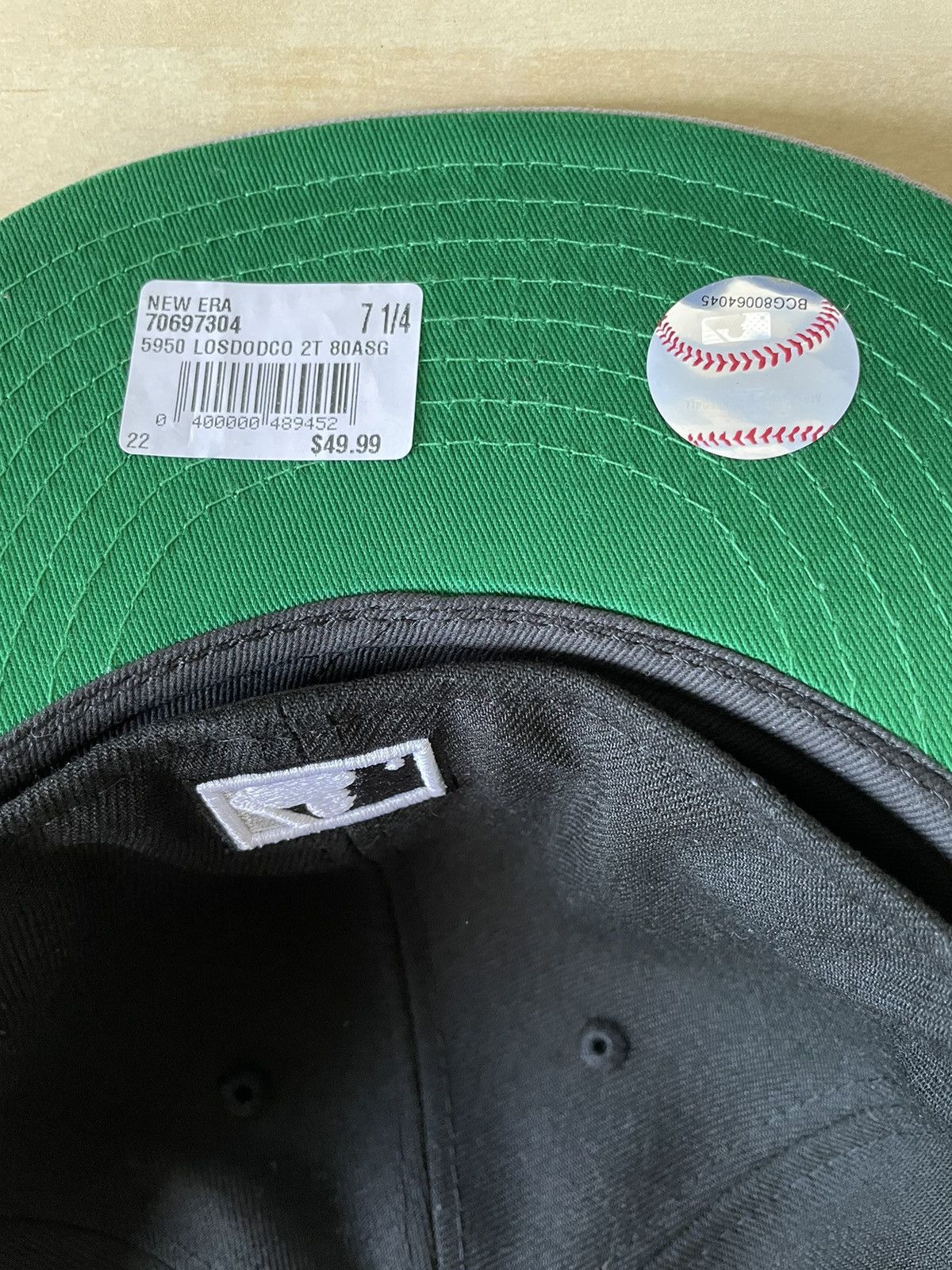 New Era LA Dodgers Fitted “Raiders” Size 7 1/4 Size ONE SIZE - 3 Thumbnail