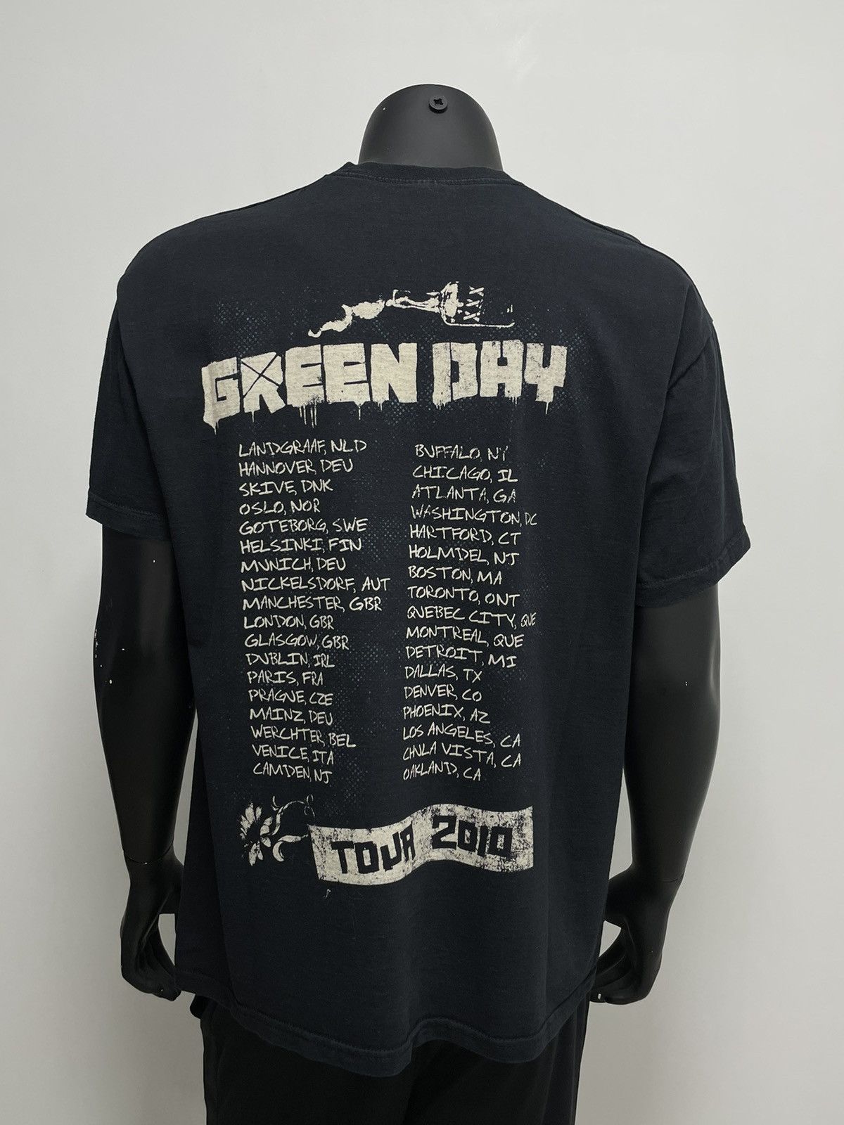 Band Tees Rare 2010's Green Day Tour T-shirt Size US L / EU 52-54 / 3 - 4 Thumbnail