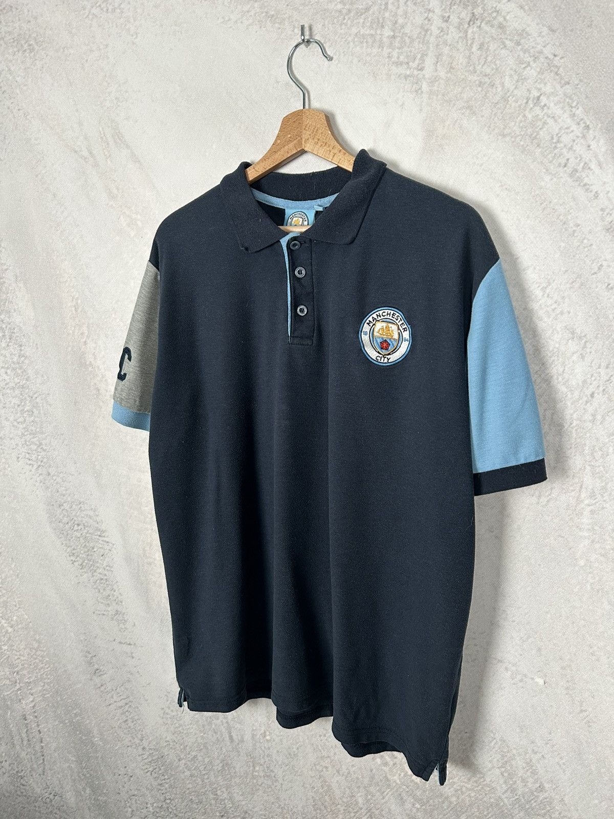 Vintage Vintage Manchester City Polo Merch Football Soccer Retro Size US XL / EU 56 / 4 - 2 Thumbnail