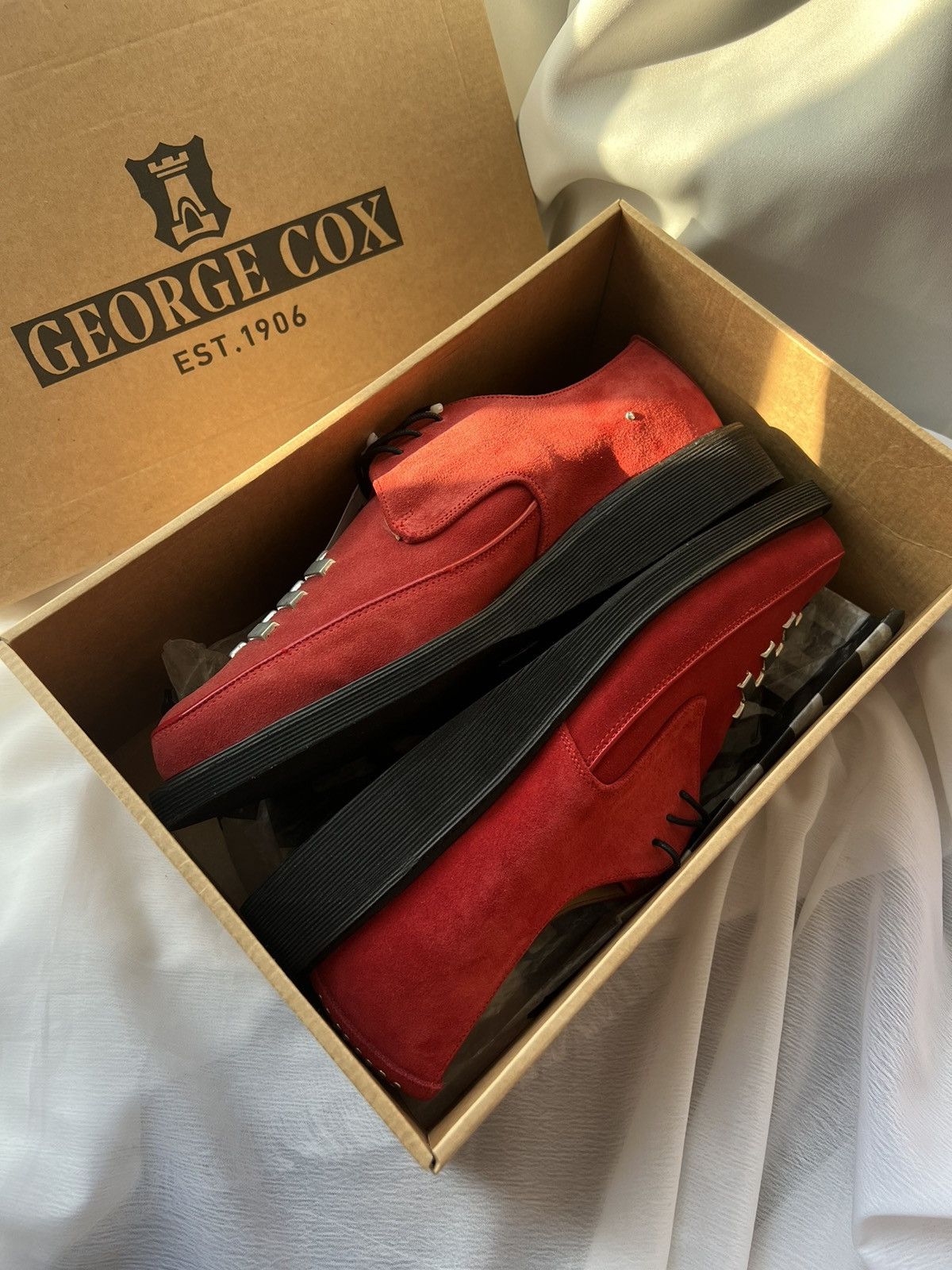 1017 ALYX 9SM × Alyx × George Cox Alyx x George Cox Studded suede Derby Creepers shoes Size US 11 / EU 44 - 12 Thumbnail