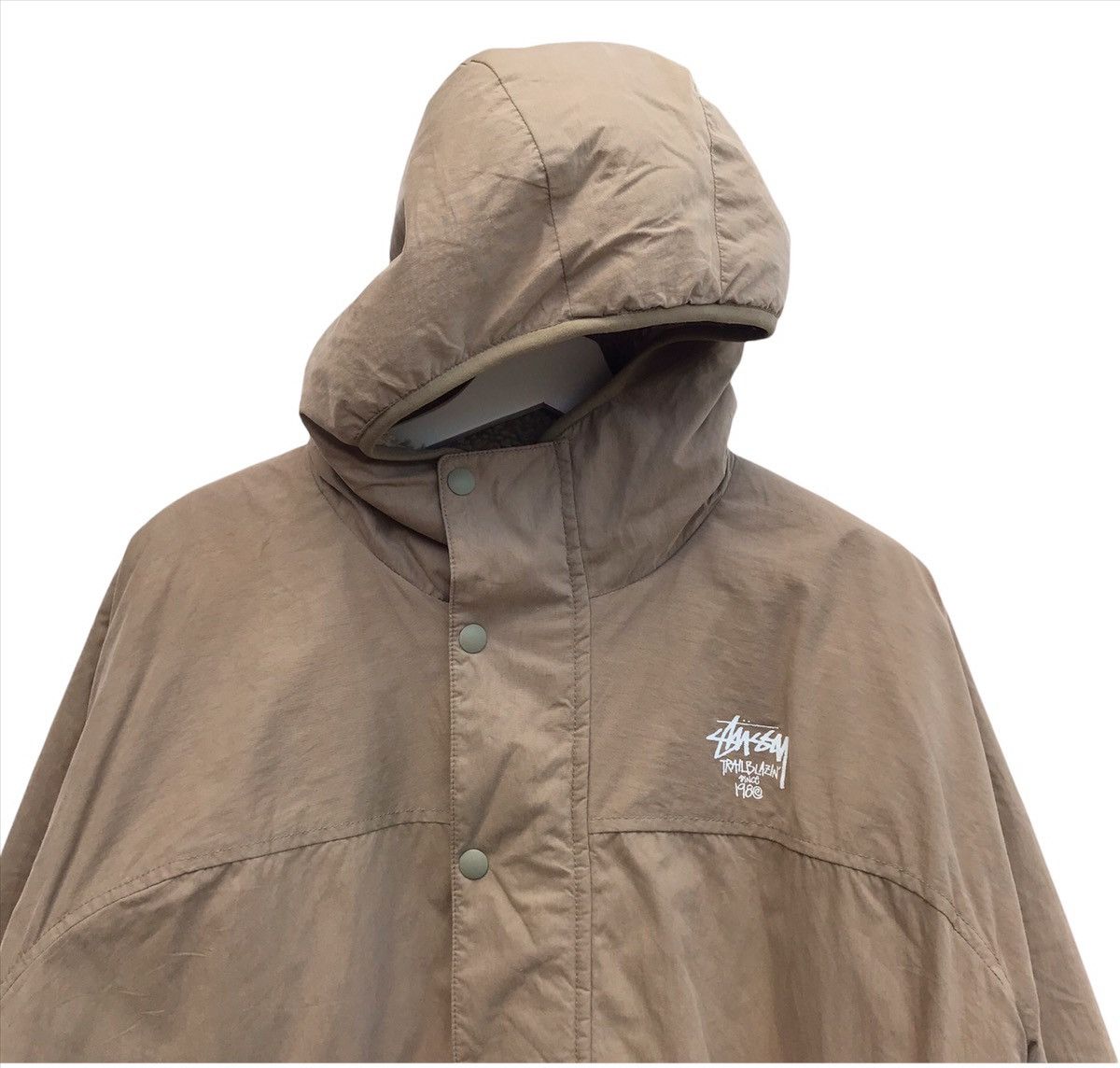 Japanese Brand Stussy parka hoodie jacket nice design Size US L / EU 52-54 / 3 - 2 Thumbnail