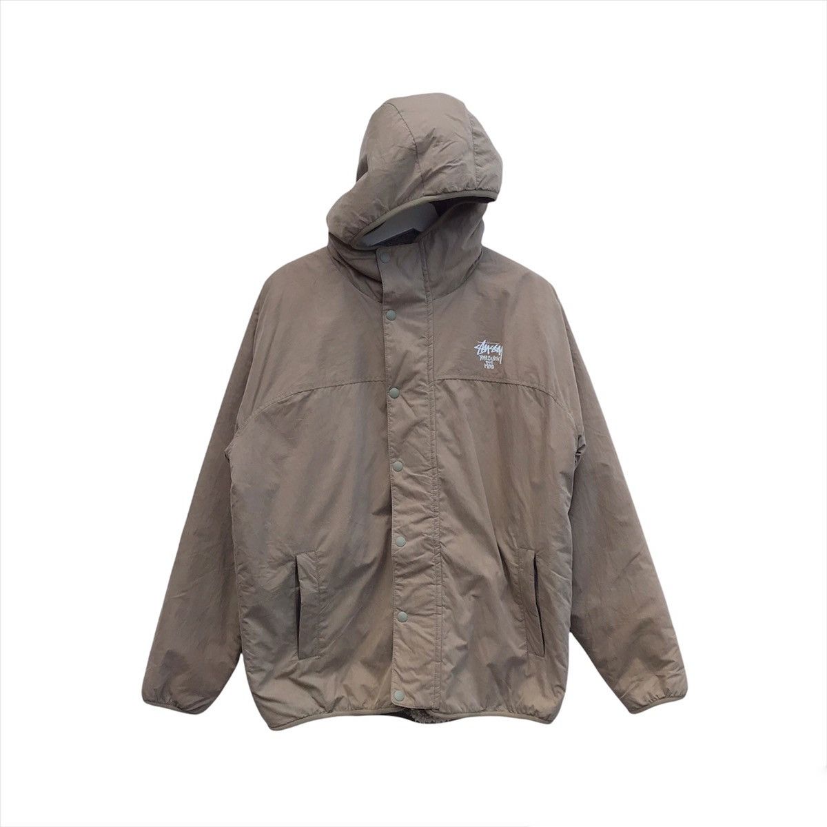 Japanese Brand Stussy parka hoodie jacket nice design Size US L / EU 52-54 / 3 - 1 Thumbnail
