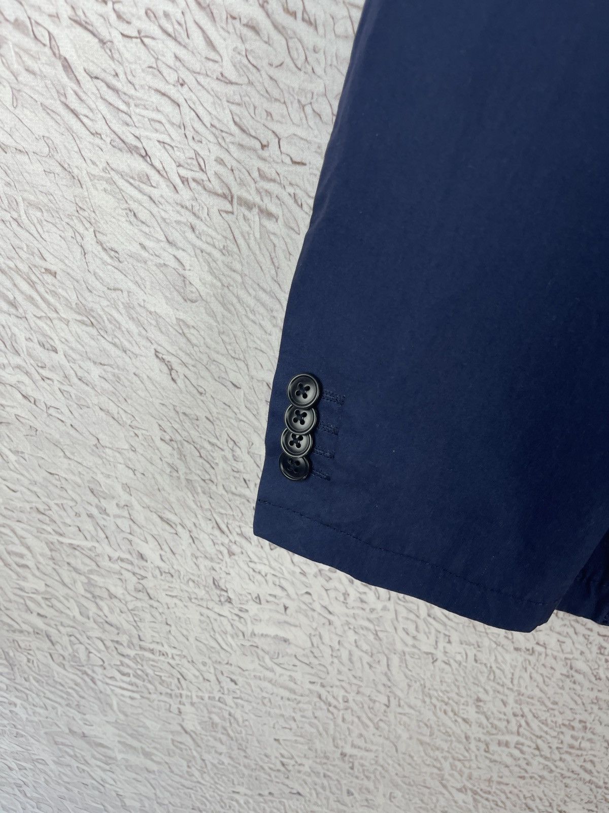 PIOMBO Piombo blue 2 button unlined cotton blazer luxury Size 44R - 7 Thumbnail