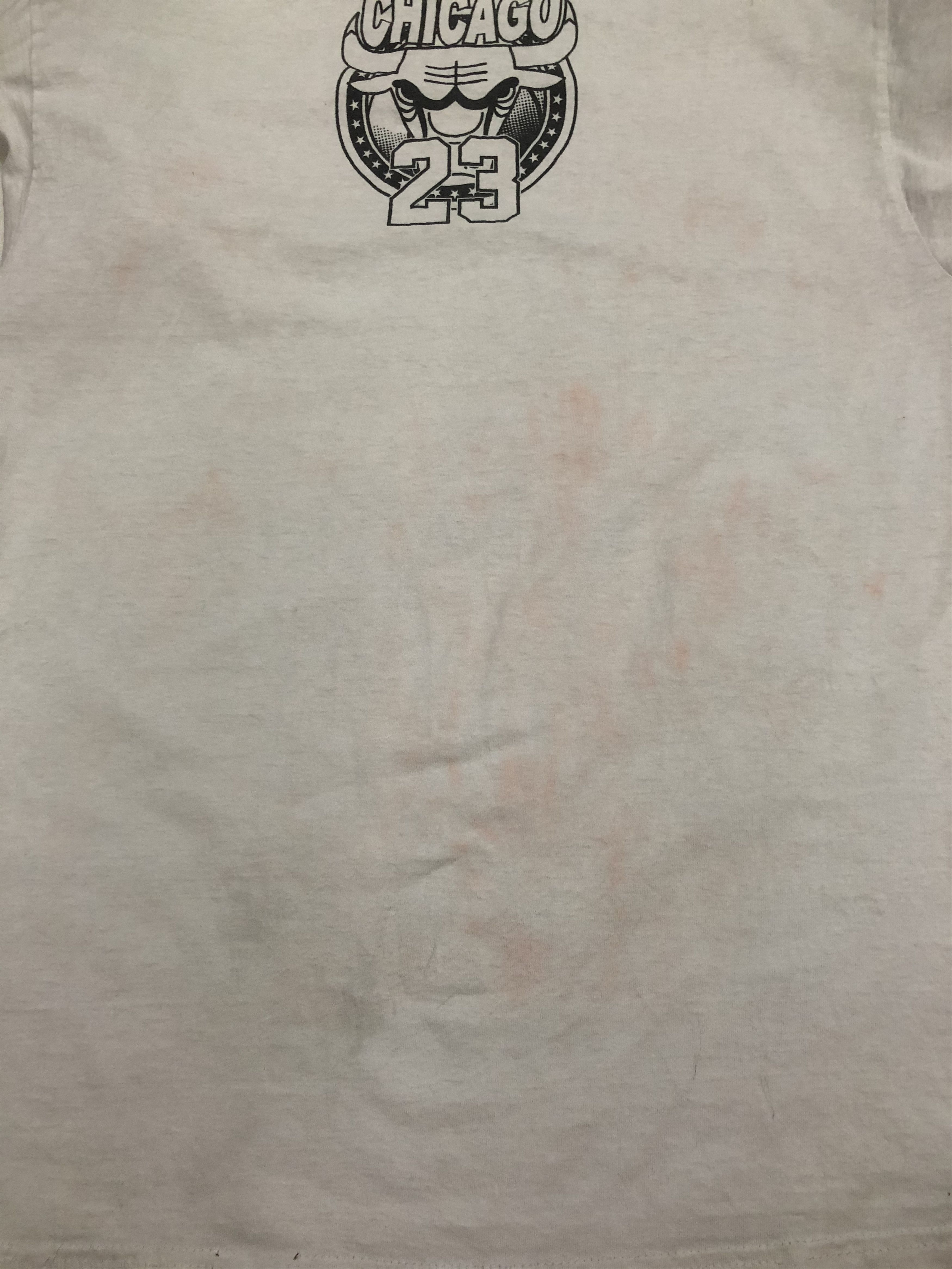 NBA Vintage Very Rare Distressed Chicago Bulls Jordan Tshirt Size US XL / EU 56 / 4 - 13 Thumbnail