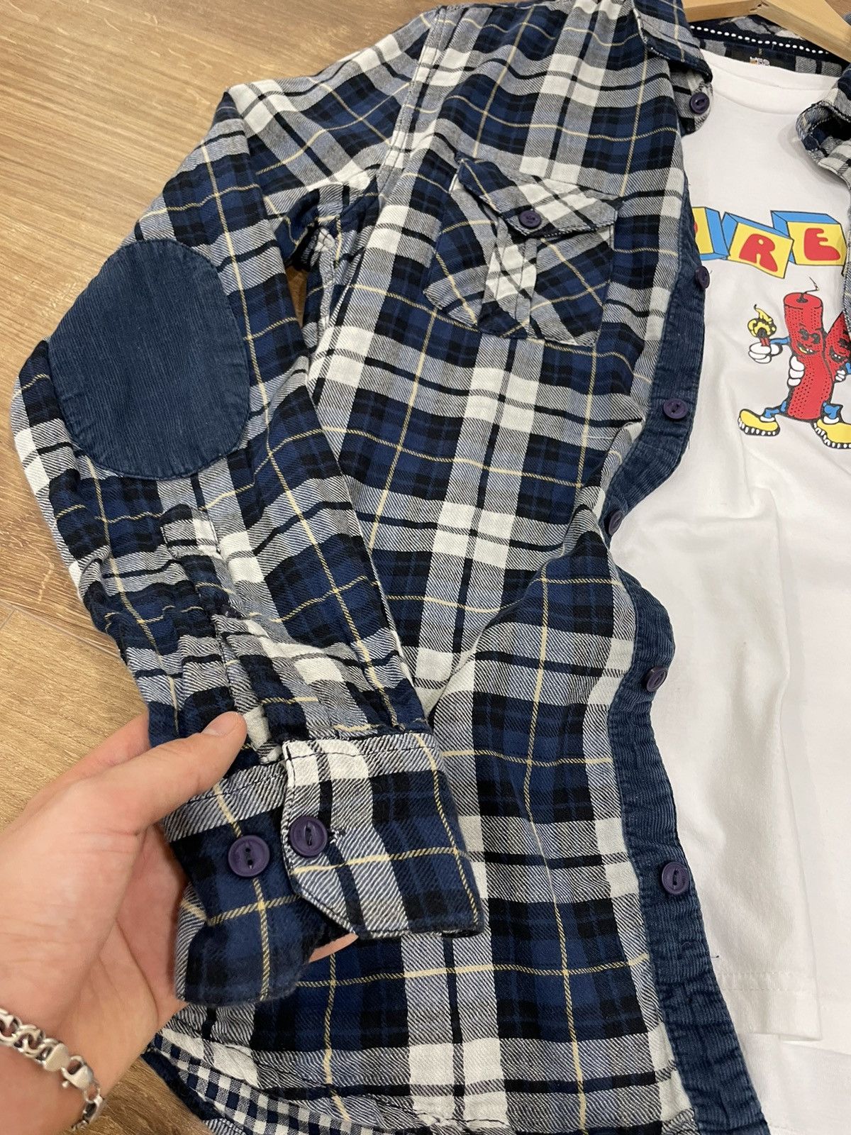 Flannel × Vintage Vintage Checkered Plaid Flannel Shirt Travis Scott Style Size US M / EU 48-50 / 2 - 7 Thumbnail