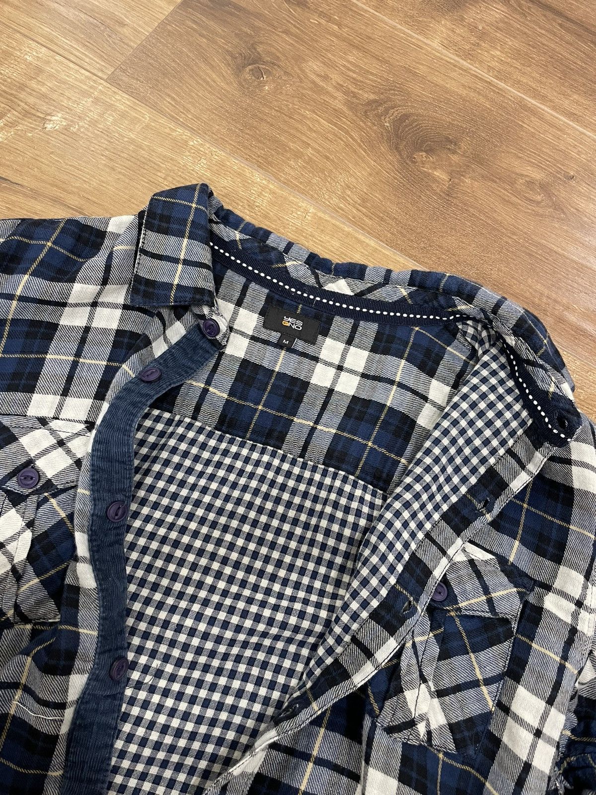 Flannel × Vintage Vintage Checkered Plaid Flannel Shirt Travis Scott Style Size US M / EU 48-50 / 2 - 11 Thumbnail
