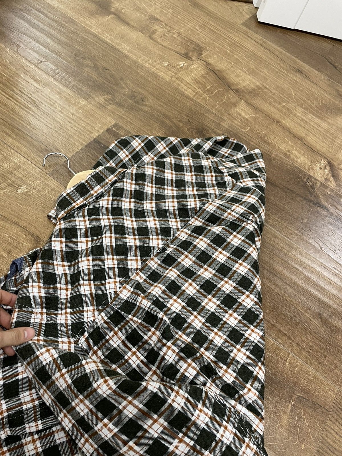 Flannel Vintage Checkered Plaid Flannel Shirt Travis Scott Style Size US M / EU 48-50 / 2 - 8 Thumbnail