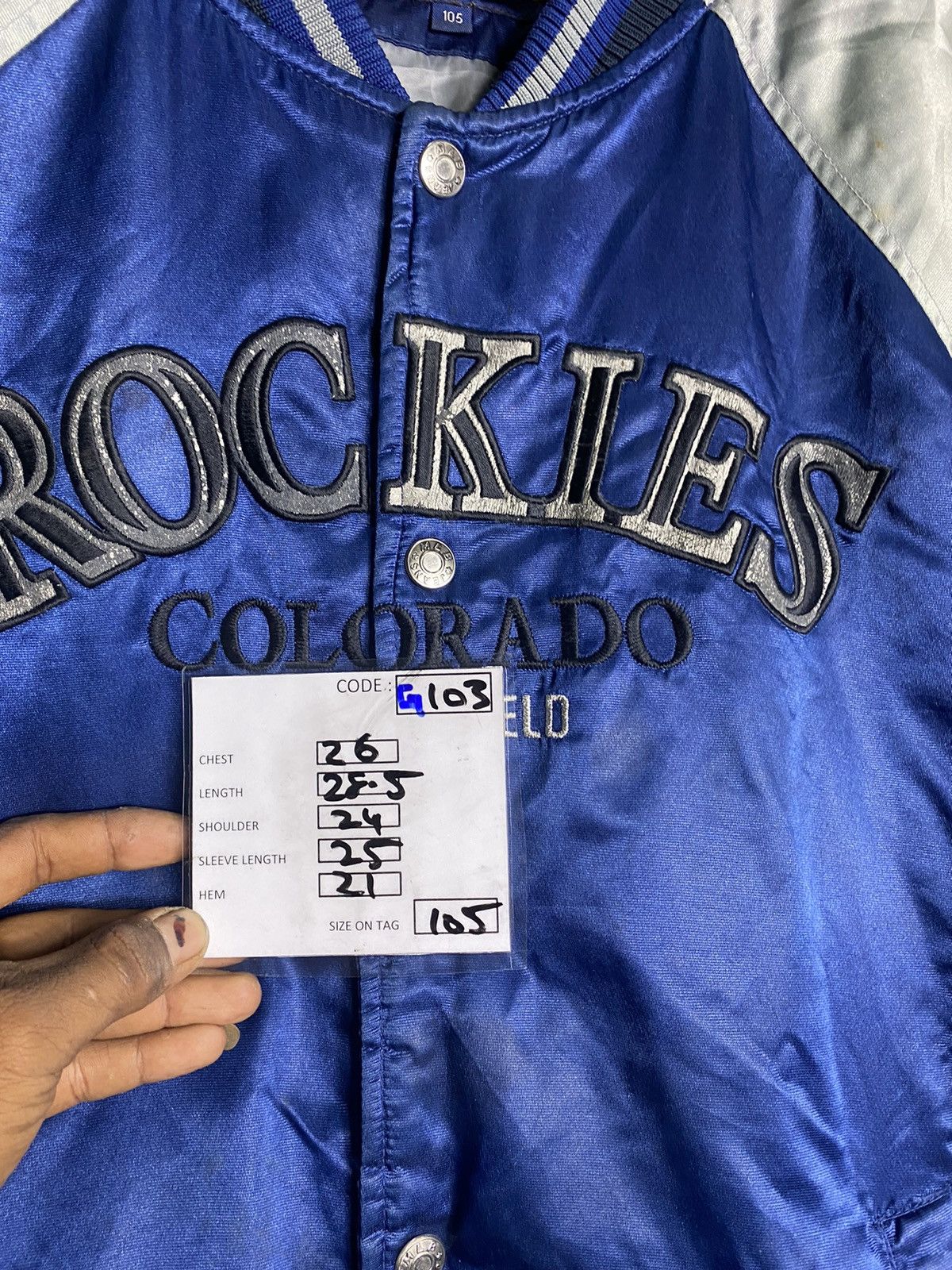 MLB MLB ROOKIES CALORADO VARSITY JACKET Size US XL / EU 56 / 4 - 5 Thumbnail