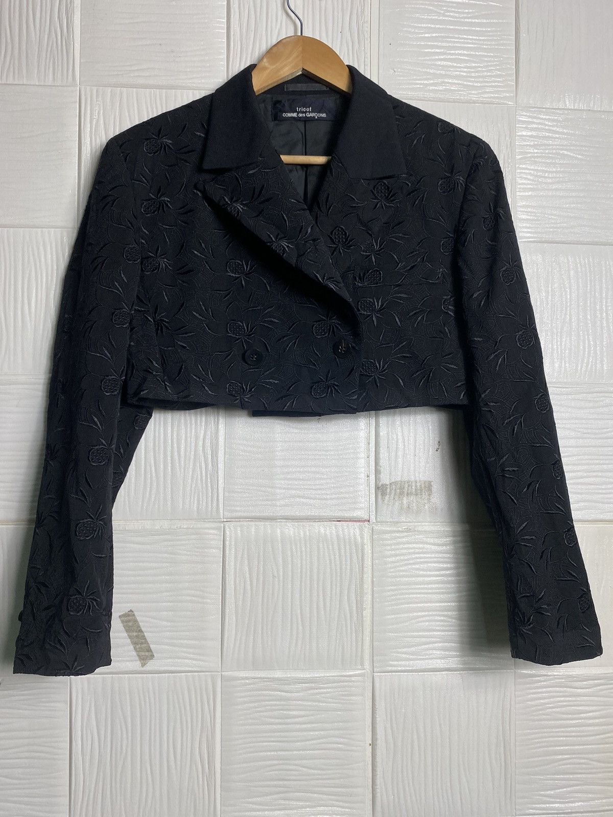 80's tricot COMME des GARÇONS jacket Vintage Archive A/W 1988 D-TK9210 Tricot Comme Des Garcons