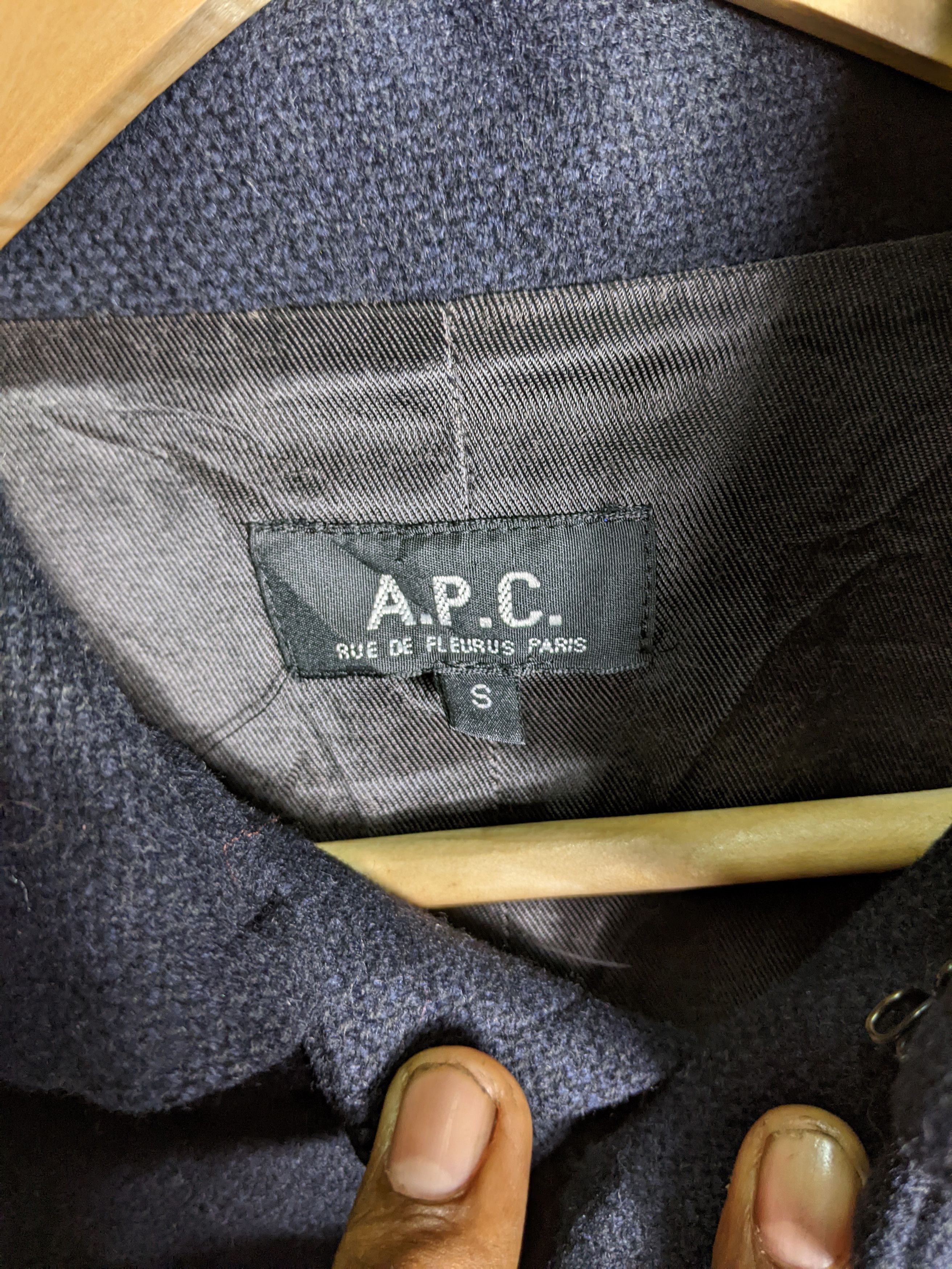 A.P.C. × Japanese Brand × Vintage Vintage A.P.C WOOL JACKET Size US S / EU 44-46 / 1 - 10 Thumbnail