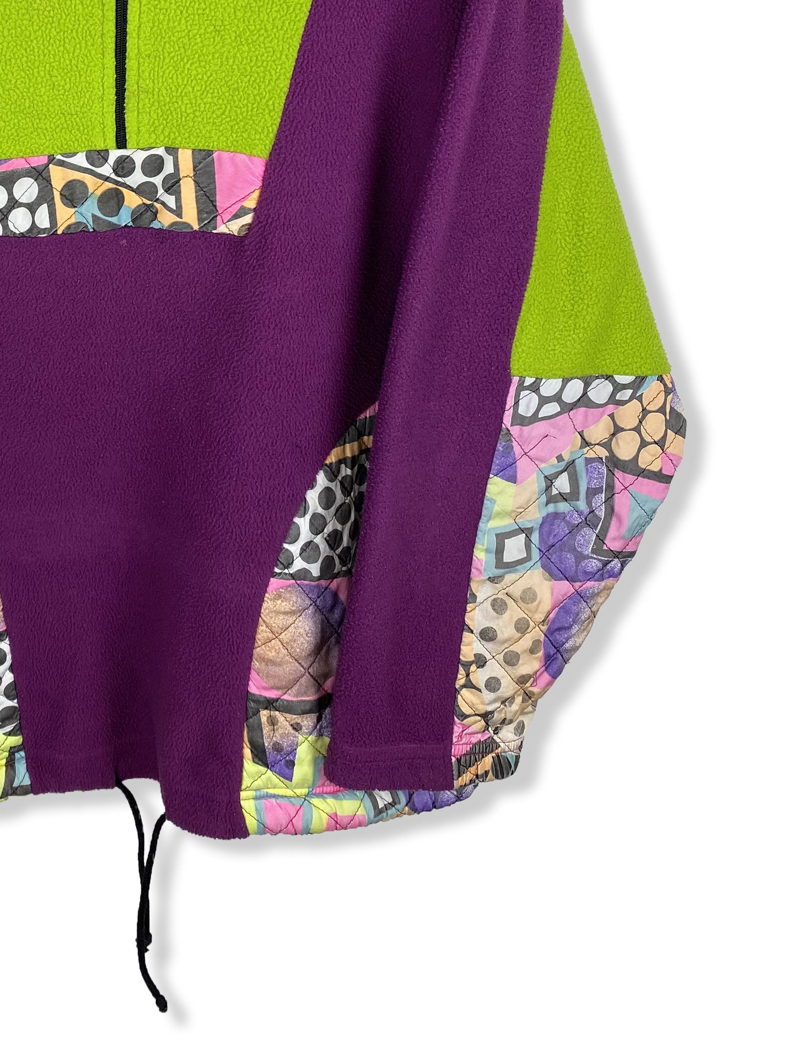 Vintage 90s Vintage PMC Crazy Print Fleece M350 Size US XL / EU 56 / 4 - 2 Thumbnail