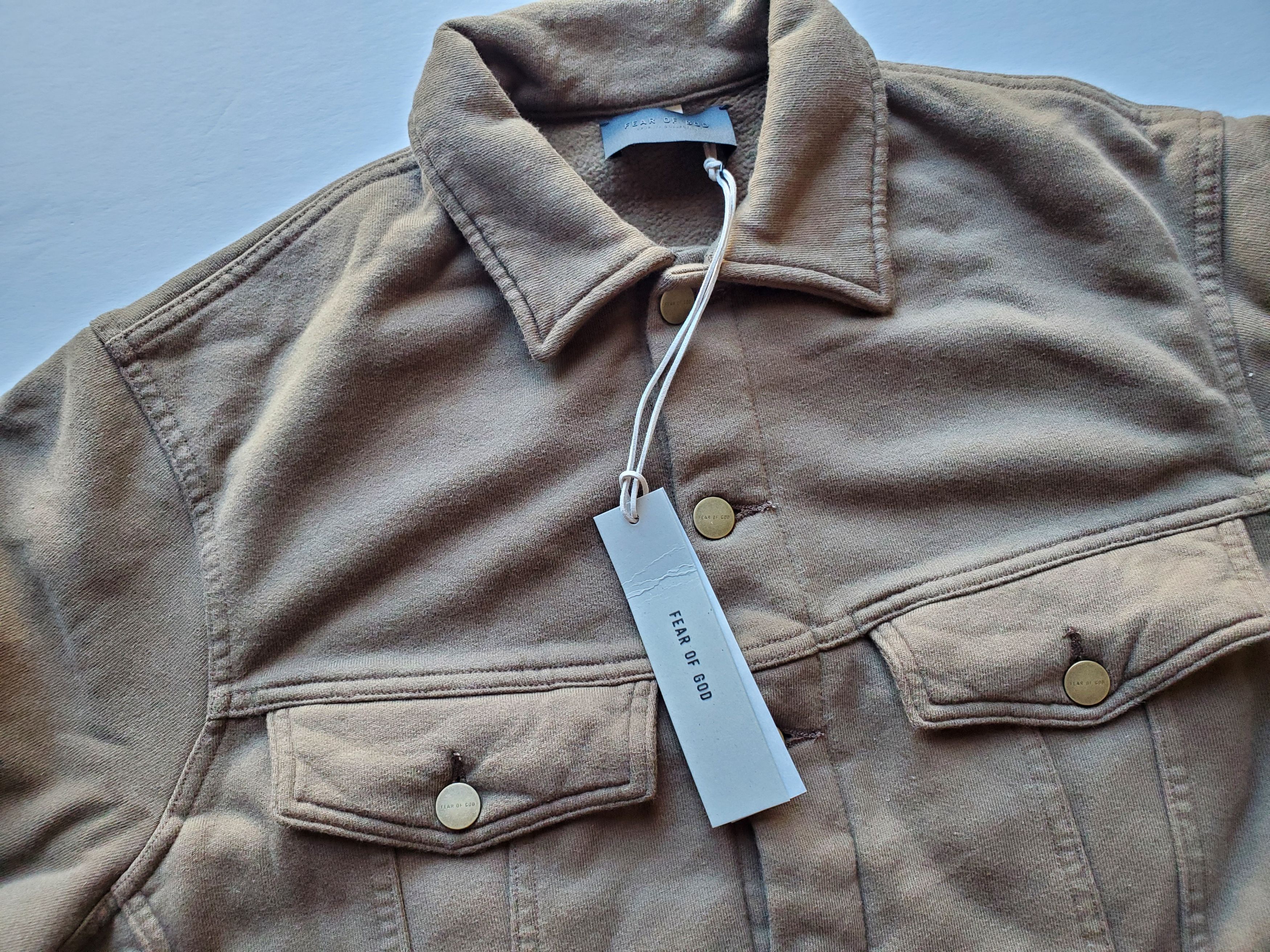 Fear of God NEW Fear of God 7th Collection French Terry Trucker Jacket Size US XS / EU 42 / 0 - 3 Thumbnail
