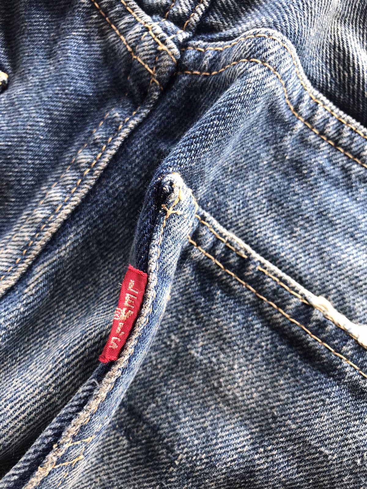Levi's × Vintage Vintage 80's Levi's Big E Lot 55501 Selvedge Denim Size US 31 - 9 Thumbnail