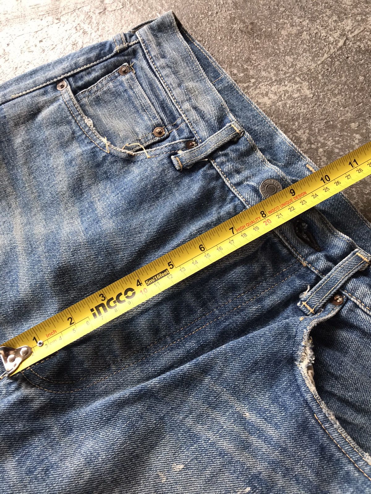 Levi's × Vintage Vintage 80's Levi's Big E Lot 55501 Selvedge Denim Size US 31 - 12 Thumbnail