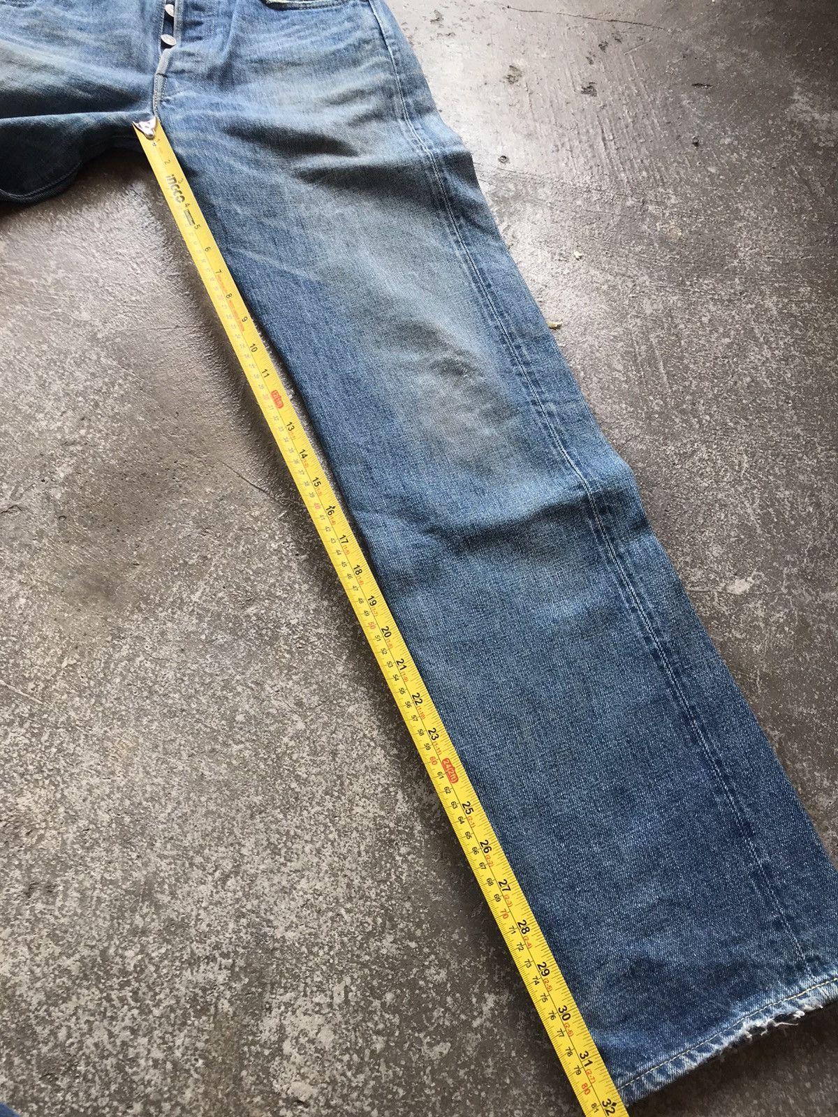 Levi's × Vintage Vintage 80's Levi's Big E Lot 55501 Selvedge Denim Size US 31 - 14 Thumbnail