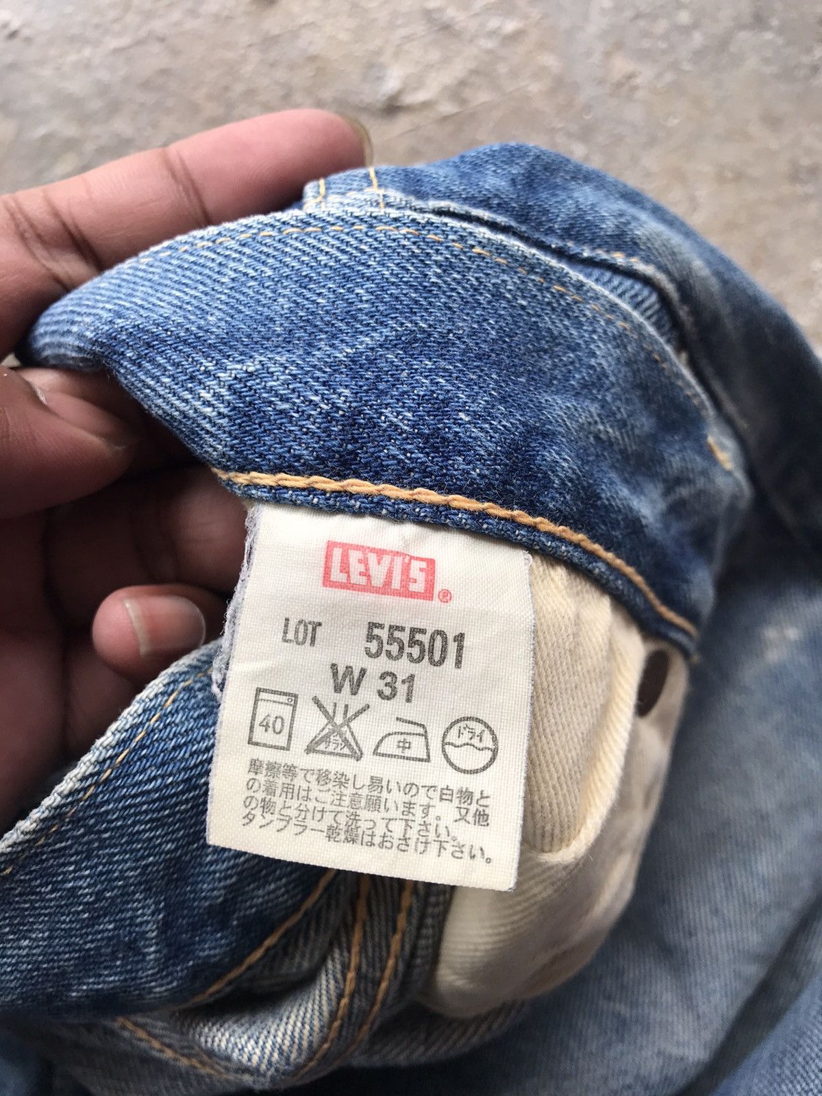 Levi's × Vintage Vintage 80's Levi's Big E Lot 55501 Selvedge Denim Size US 31 - 5 Thumbnail