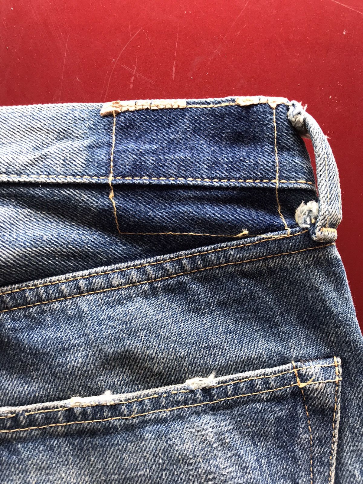 Levi's × Vintage Vintage 80's Levi's Big E Lot 55501 Selvedge Denim Size US 31 - 10 Thumbnail