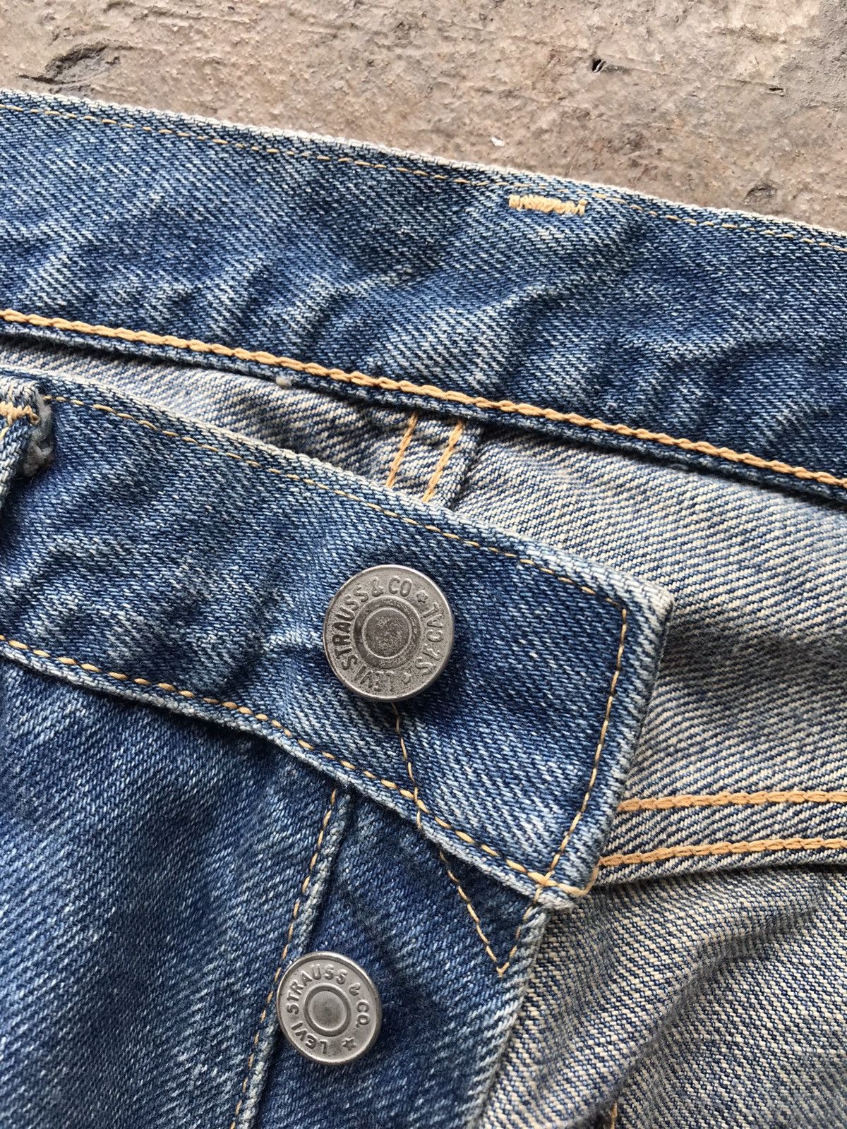 Levi's × Vintage Vintage 80's Levi's Big E Lot 55501 Selvedge Denim Size US 31 - 3 Thumbnail