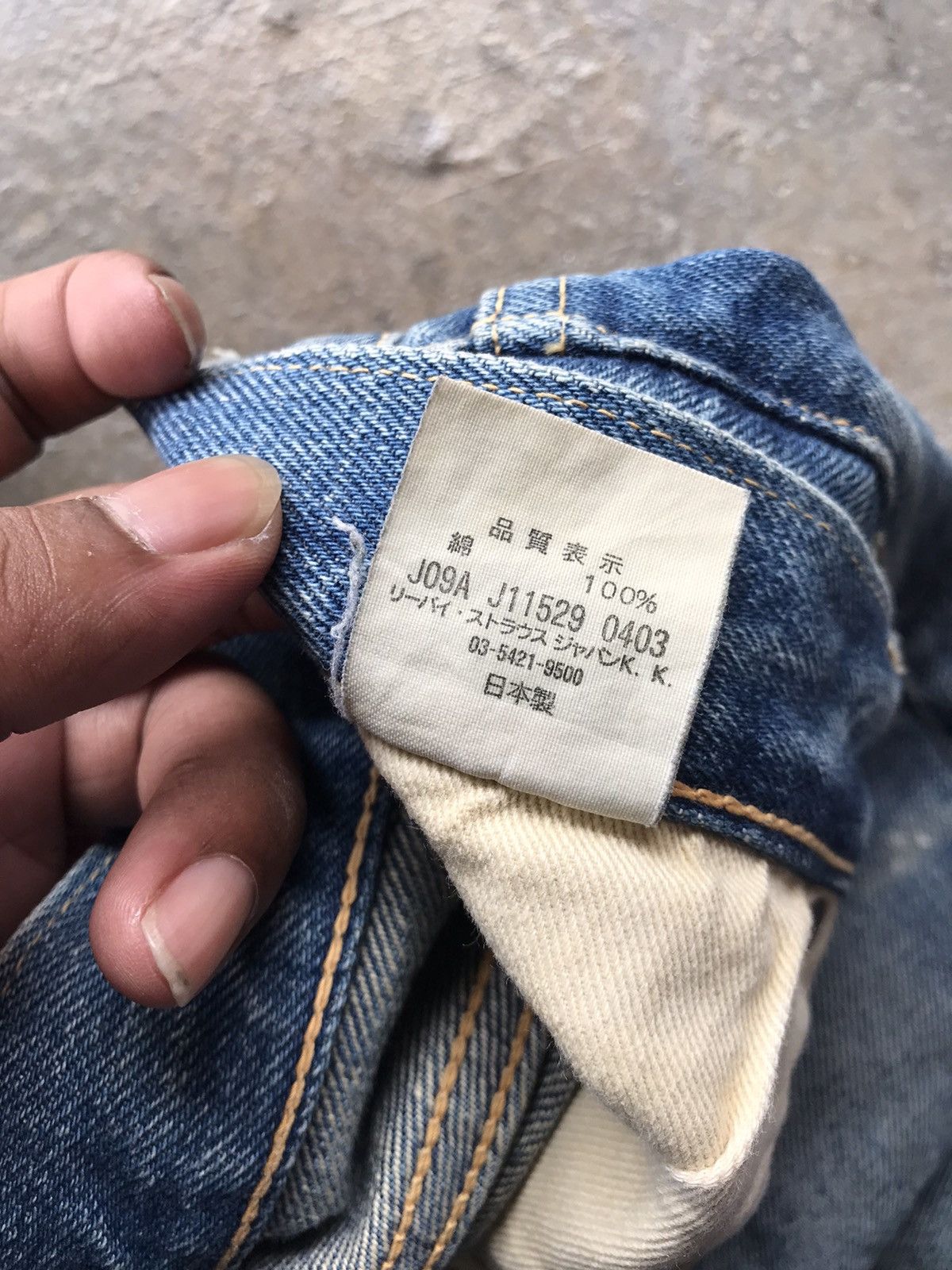 Levi's × Vintage Vintage 80's Levi's Big E Lot 55501 Selvedge Denim Size US 31 - 6 Thumbnail