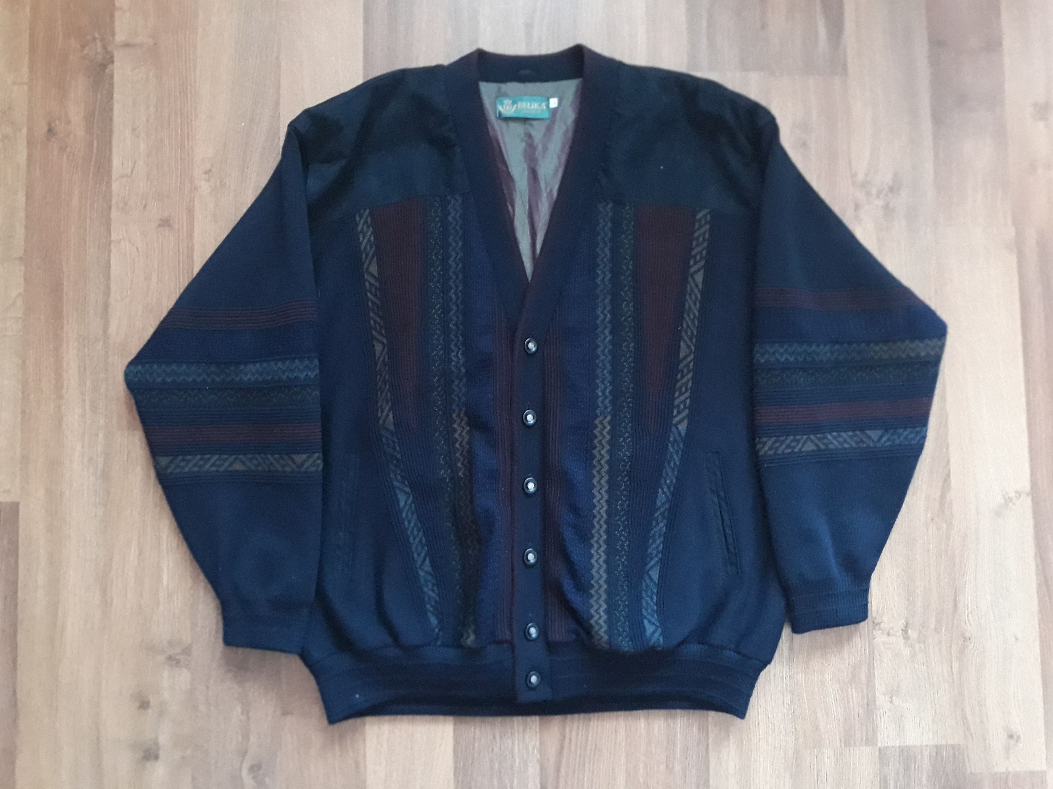 Vintage Vintage Belika Knitwear Wool Jacket Size US L / EU 52-54 / 3 - 1 Thumbnail