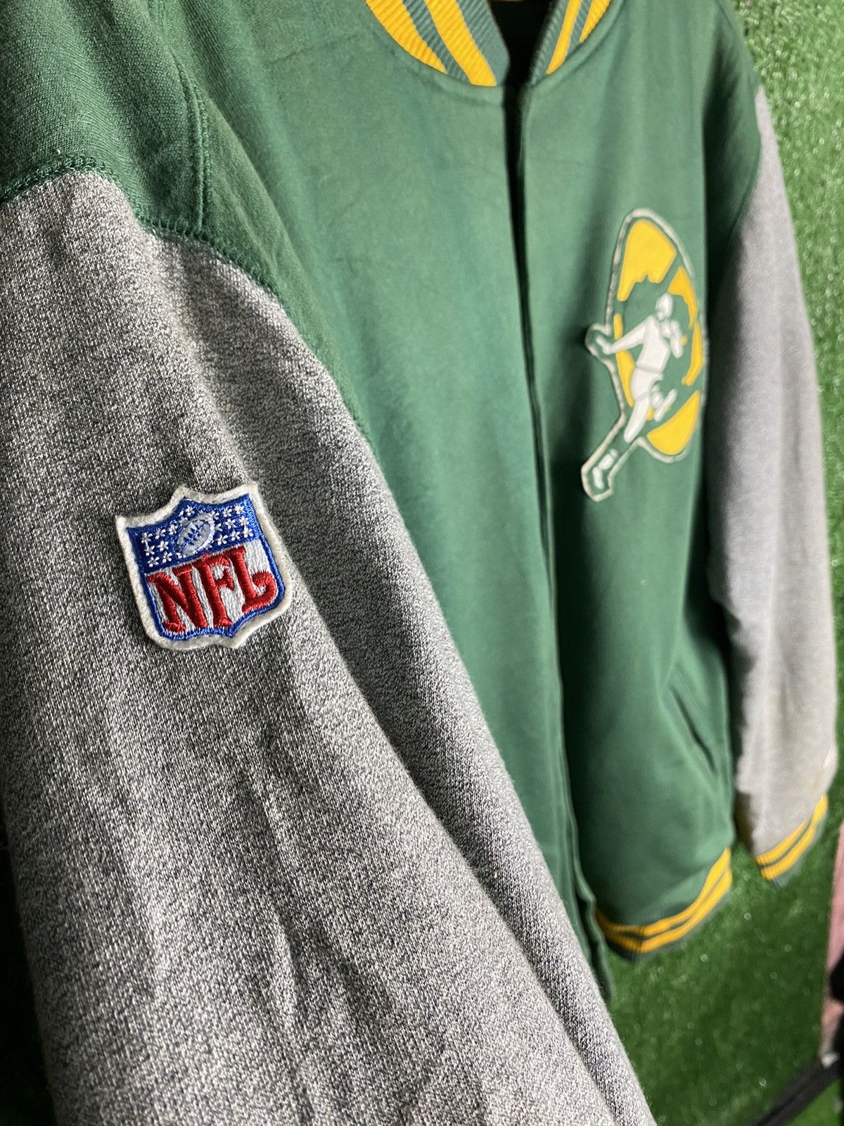 NFL × Reebok NFL X REEBOK VARSITY JACKET Size US XL / EU 56 / 4 - 4 Thumbnail