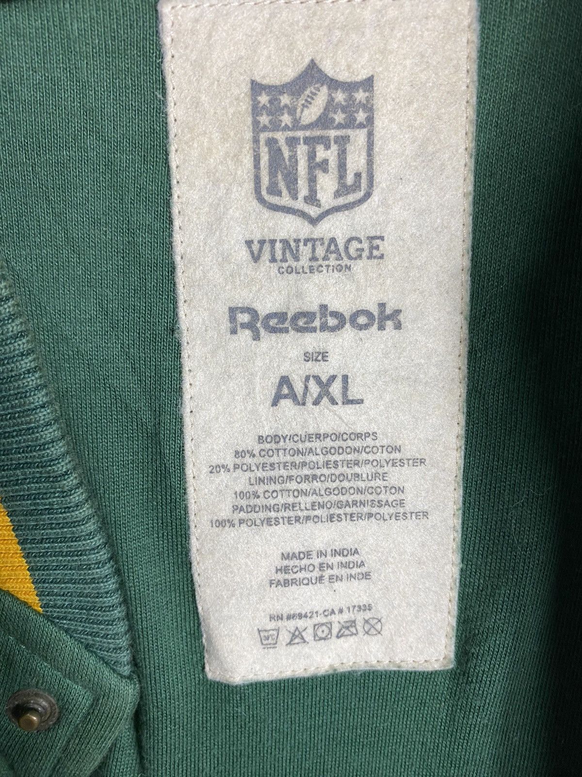 NFL × Reebok NFL X REEBOK VARSITY JACKET Size US XL / EU 56 / 4 - 6 Thumbnail
