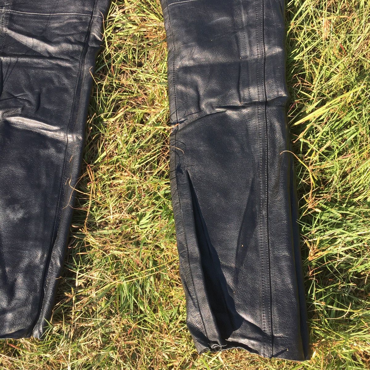 Prada ARCHIVE PRADA LEATHER TROUSER PANT Size US 28 / EU 44 - 3 Thumbnail