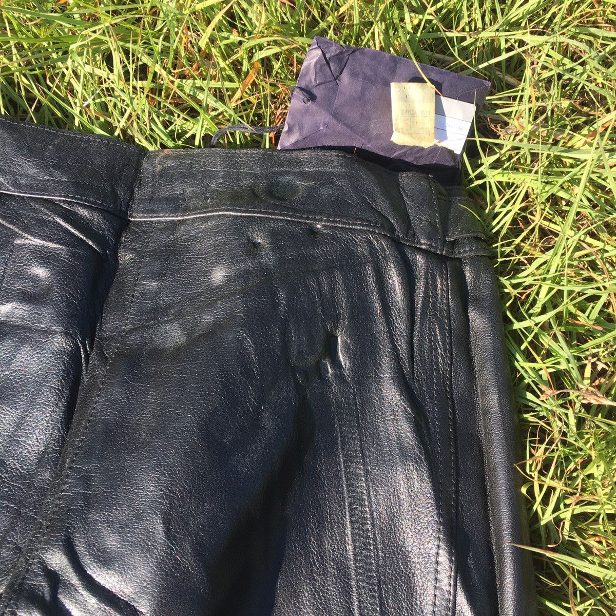 Prada ARCHIVE PRADA LEATHER TROUSER PANT Size US 28 / EU 44 - 8 Thumbnail
