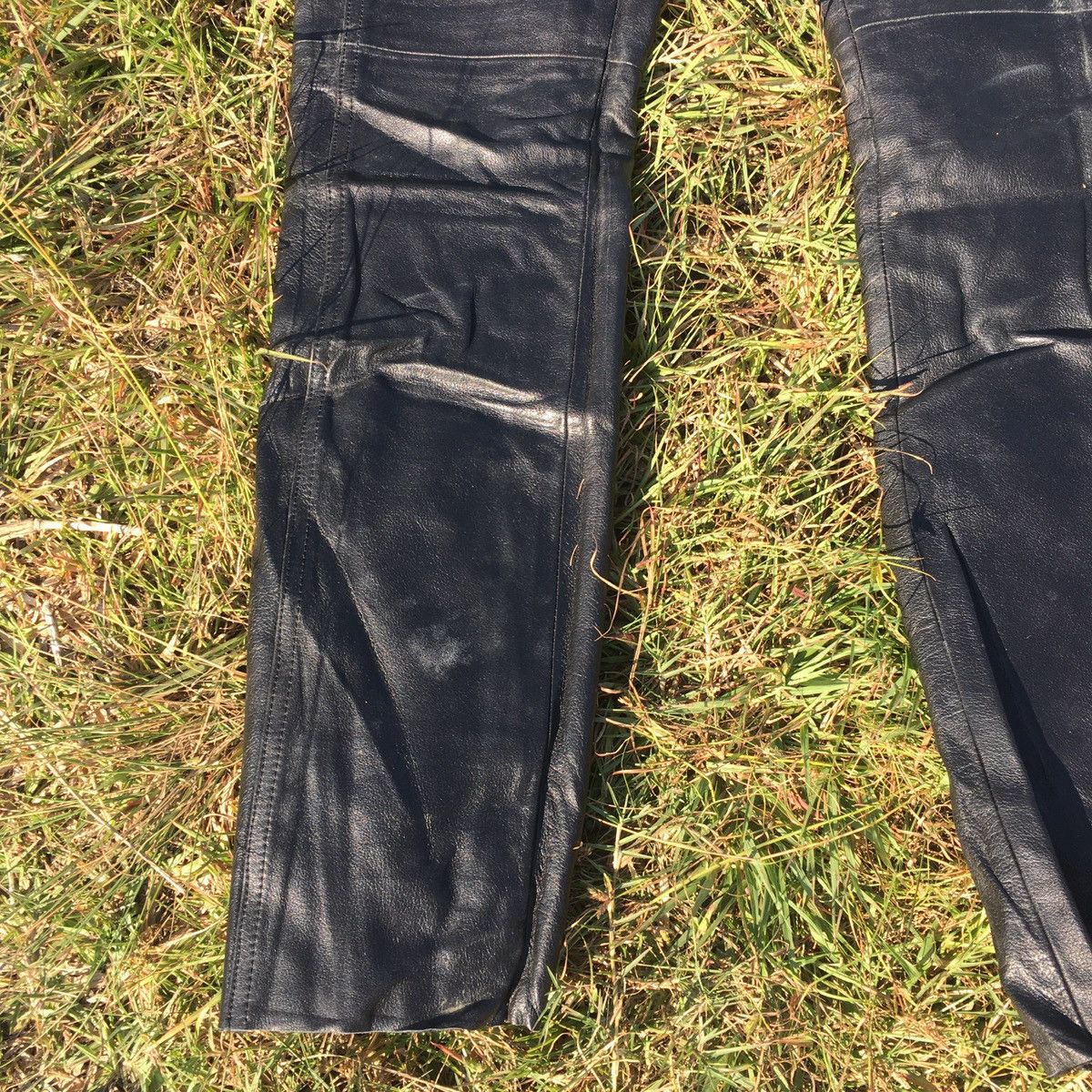 Prada ARCHIVE PRADA LEATHER TROUSER PANT Size US 28 / EU 44 - 2 Thumbnail