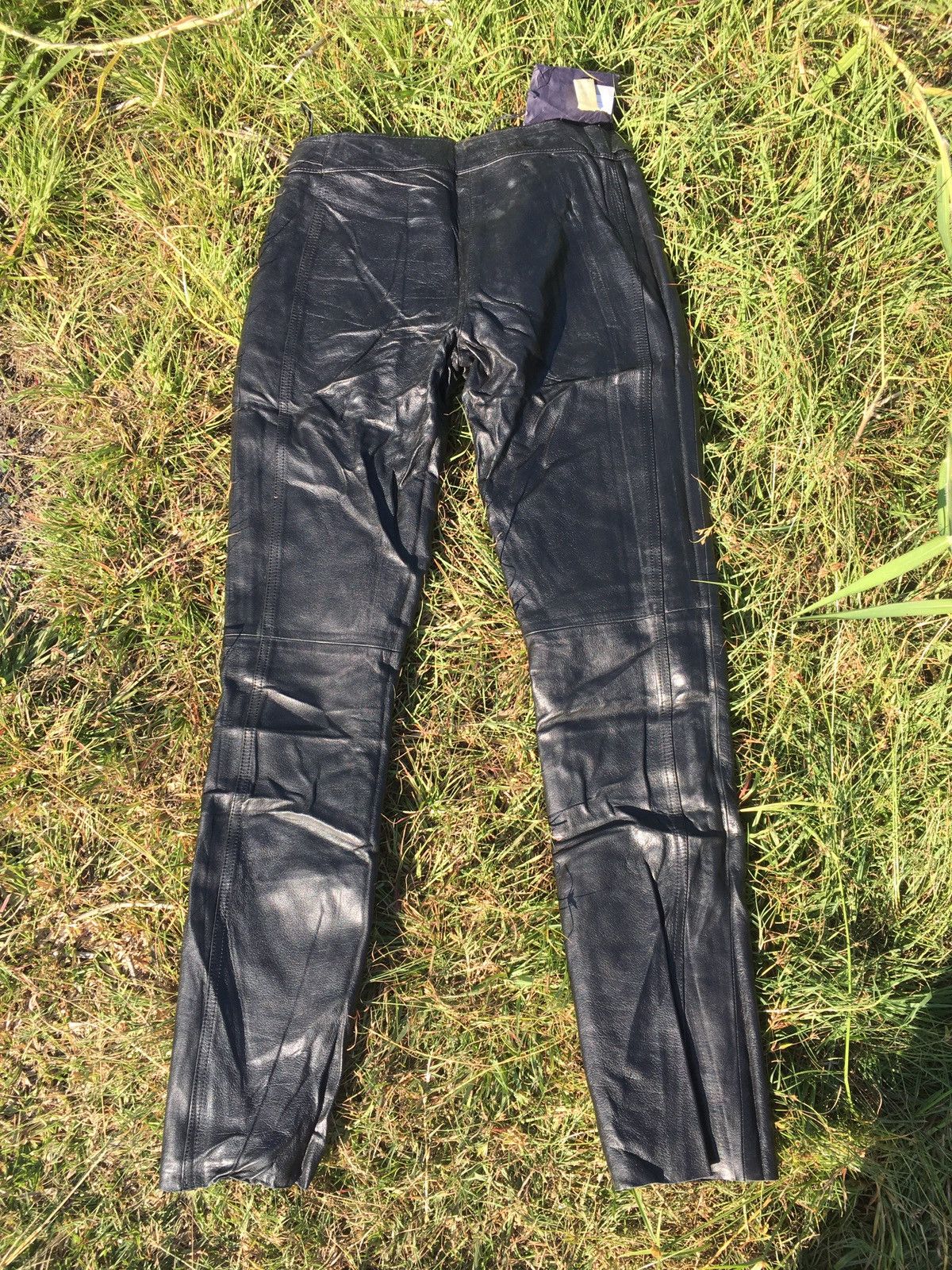 Prada ARCHIVE PRADA LEATHER TROUSER PANT Size US 28 / EU 44 - 7 Thumbnail