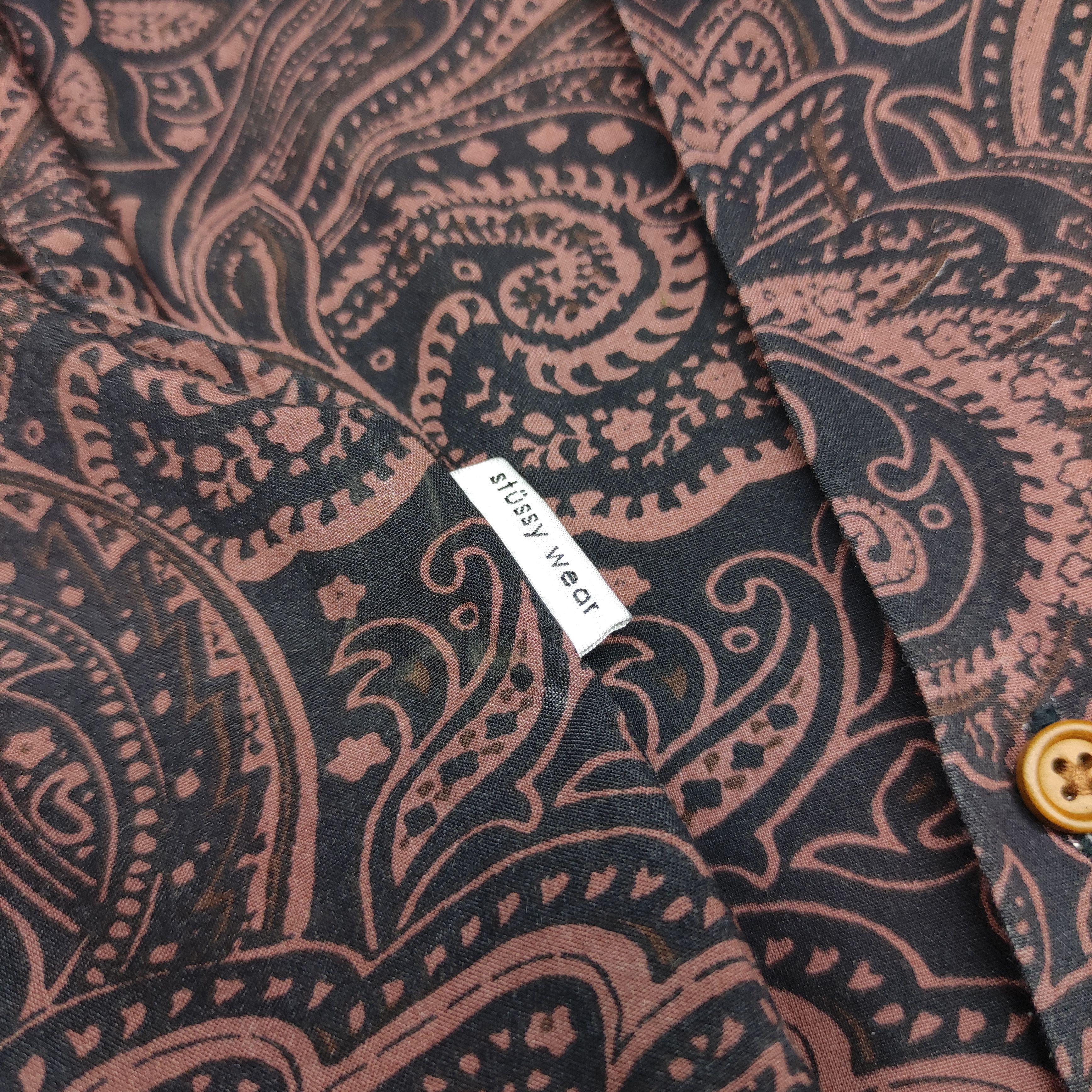 Stussy Rare Stussy x Luguna Beach,CA Bandana Shirt Button Up Size US M / EU 48-50 / 2 - 4 Thumbnail
