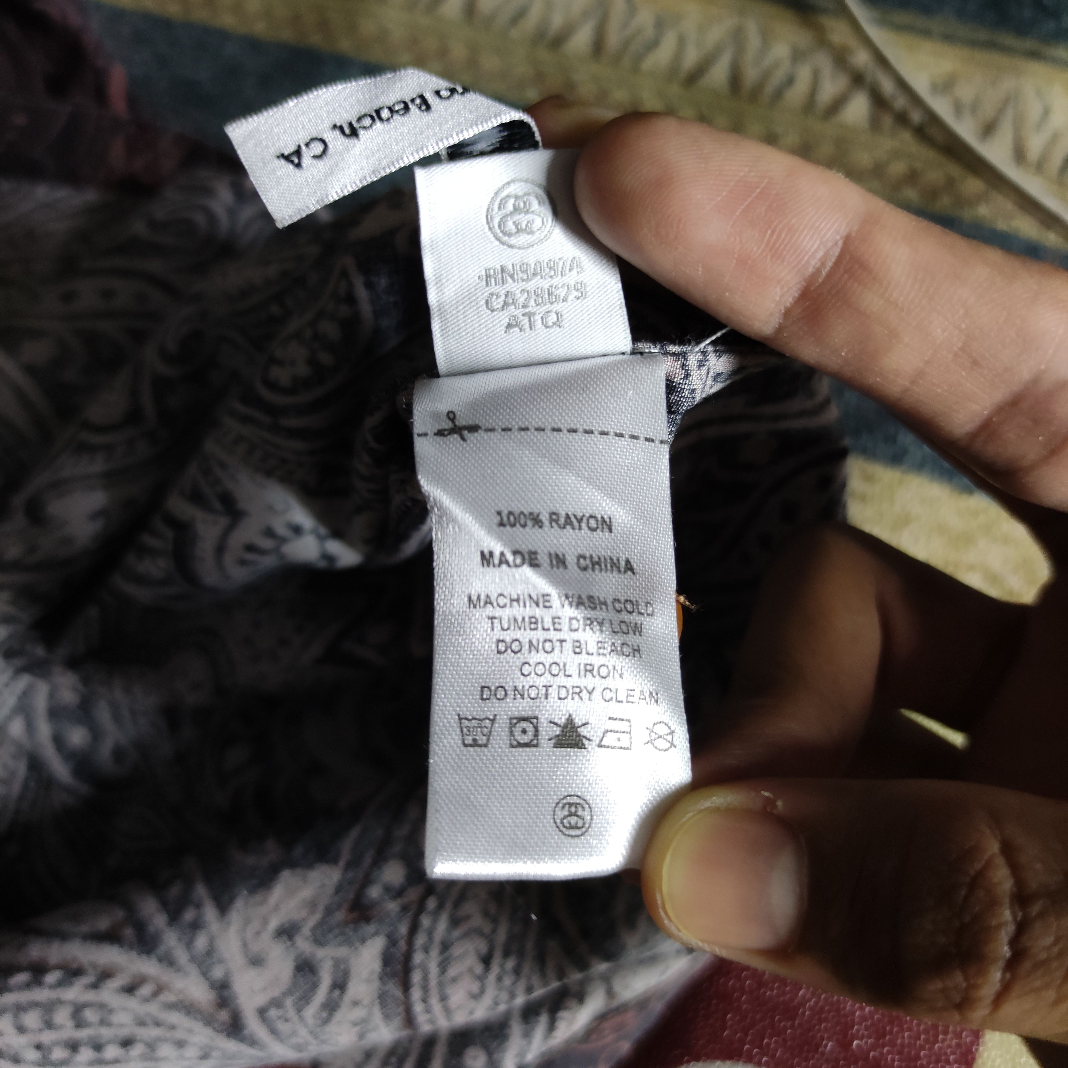Stussy Rare Stussy x Luguna Beach,CA Bandana Shirt Button Up Size US M / EU 48-50 / 2 - 9 Thumbnail