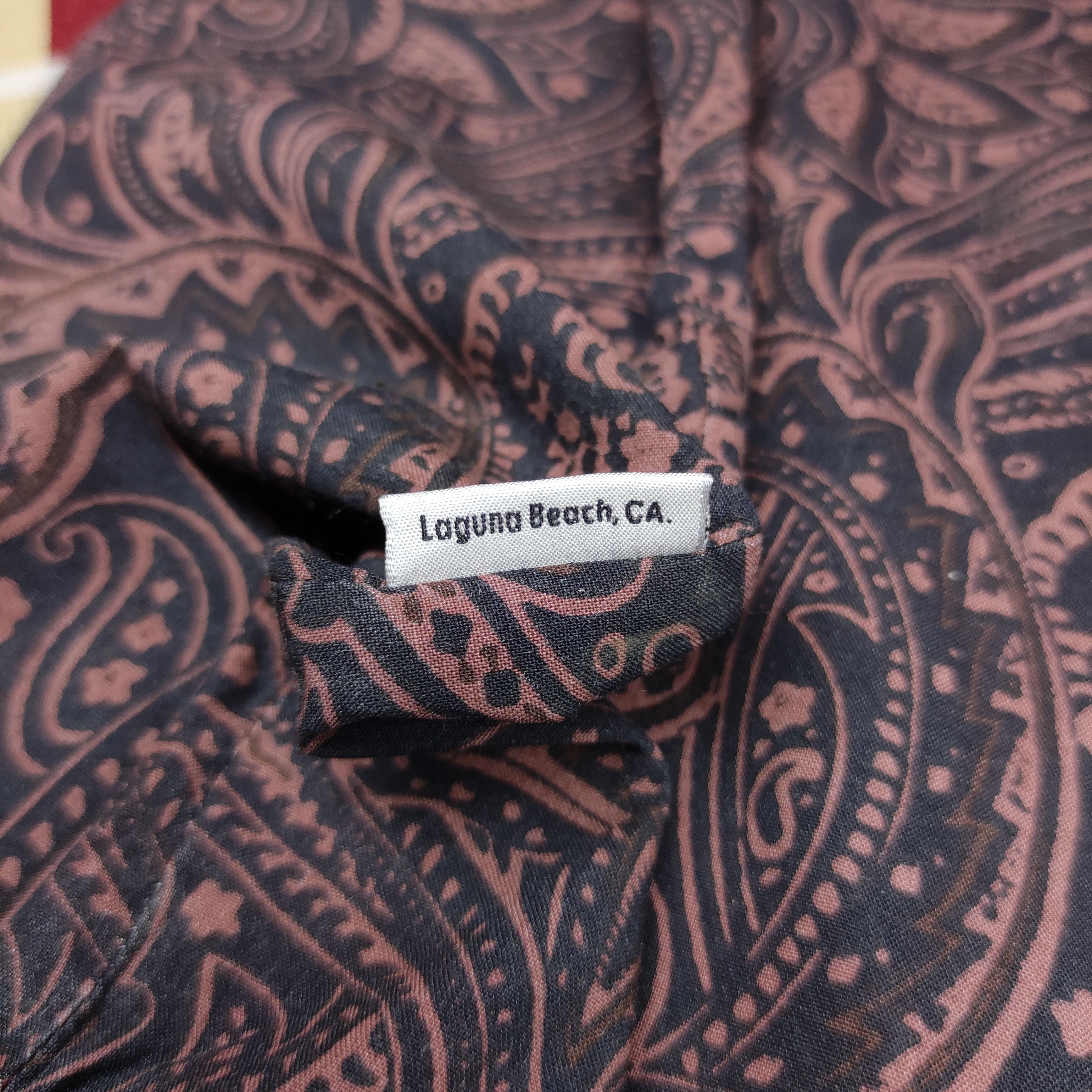 Stussy Rare Stussy x Luguna Beach,CA Bandana Shirt Button Up Size US M / EU 48-50 / 2 - 5 Thumbnail
