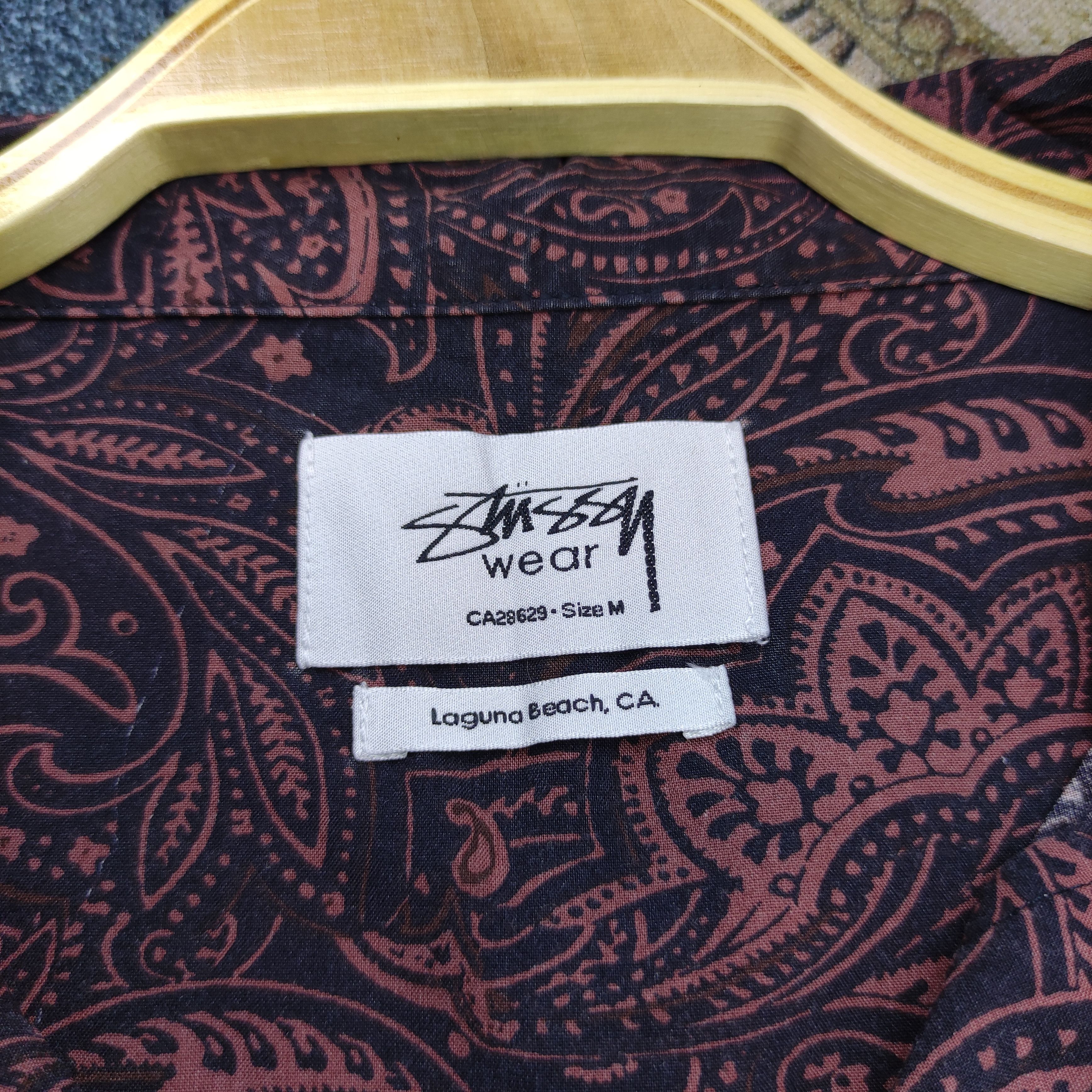 Stussy Rare Stussy x Luguna Beach,CA Bandana Shirt Button Up Size US M / EU 48-50 / 2 - 11 Thumbnail