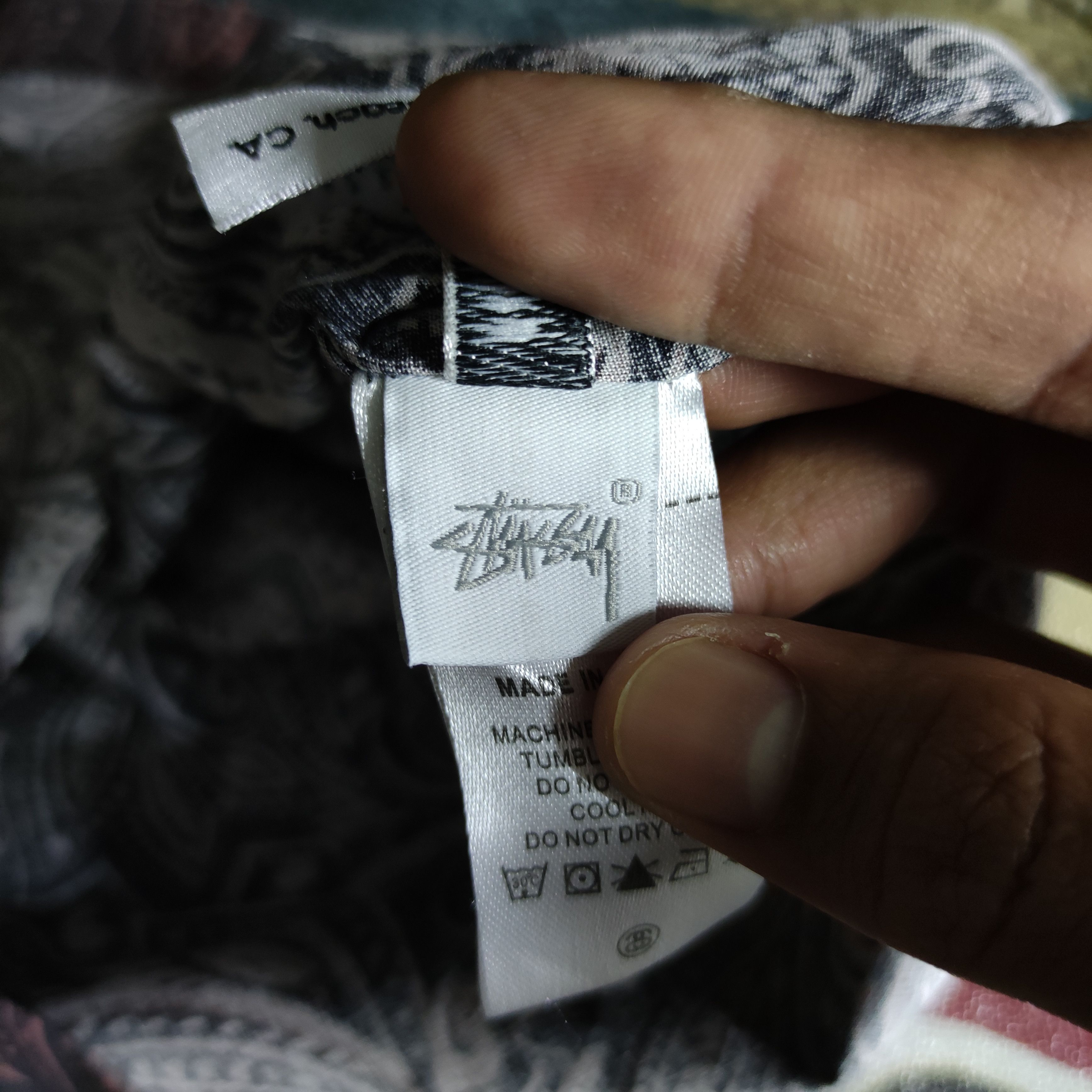 Stussy Rare Stussy x Luguna Beach,CA Bandana Shirt Button Up Size US M / EU 48-50 / 2 - 8 Thumbnail