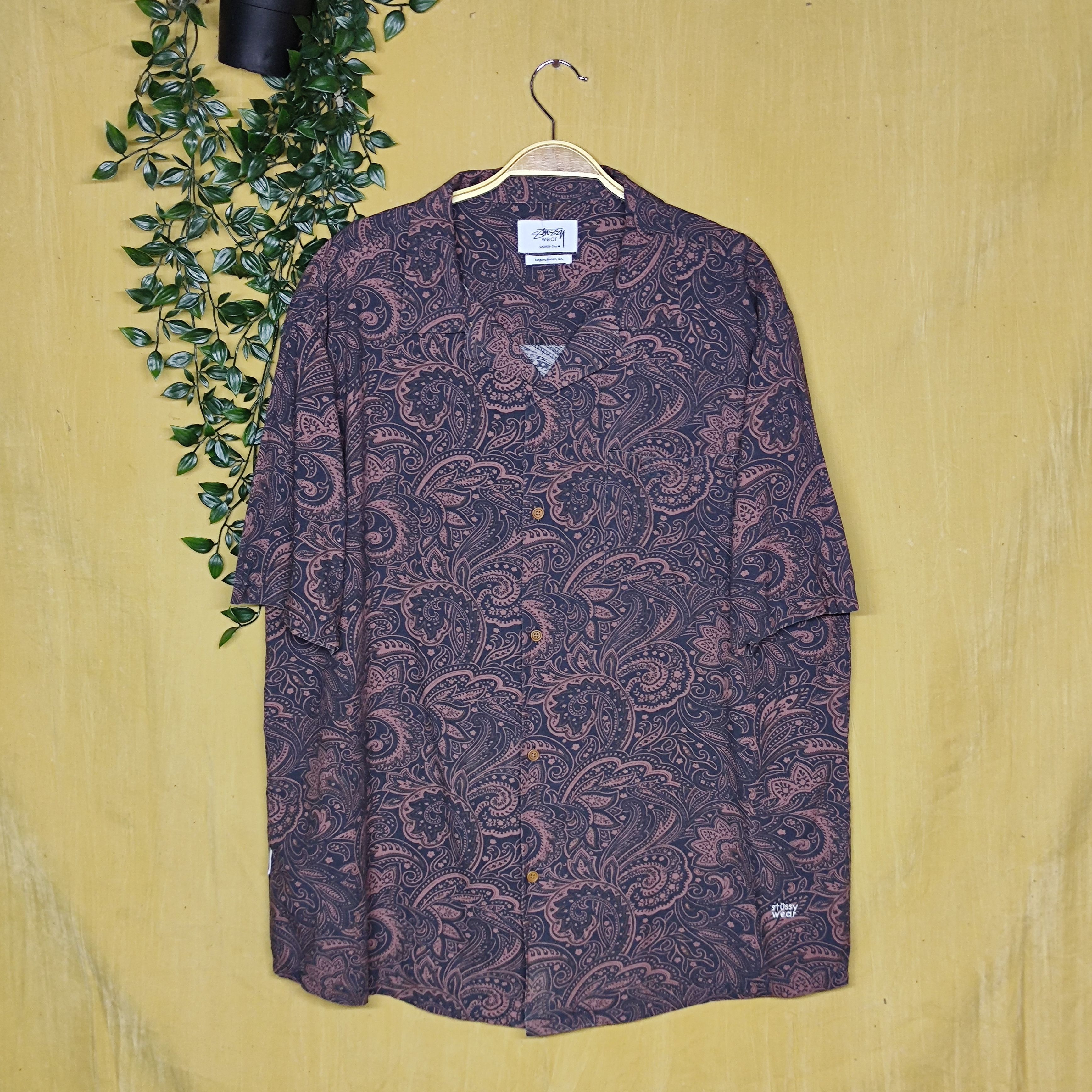 Stussy Rare Stussy x Luguna Beach,CA Bandana Shirt Button Up Size US M / EU 48-50 / 2 - 1 Thumbnail