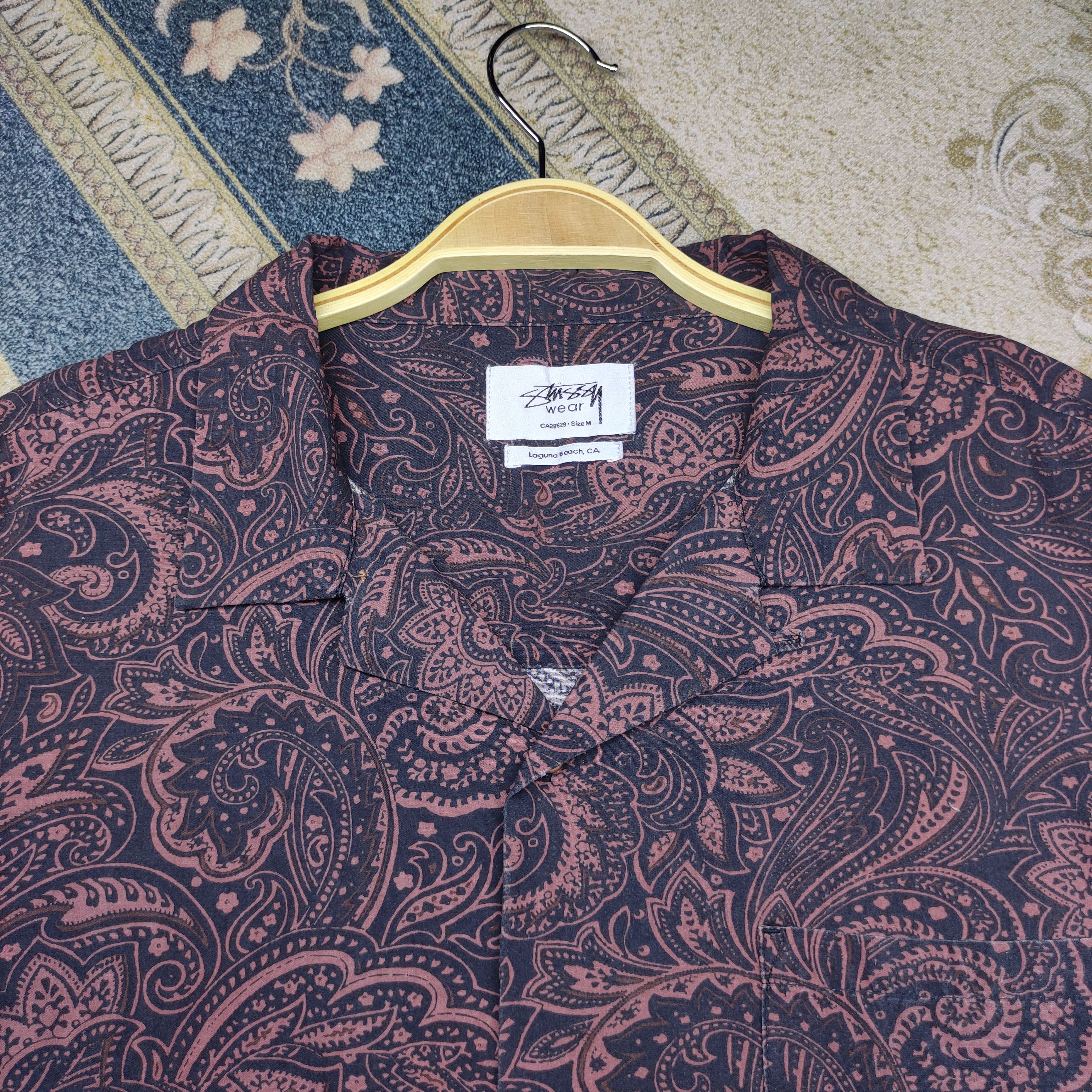 Stussy Rare Stussy x Luguna Beach,CA Bandana Shirt Button Up Size US M / EU 48-50 / 2 - 6 Thumbnail