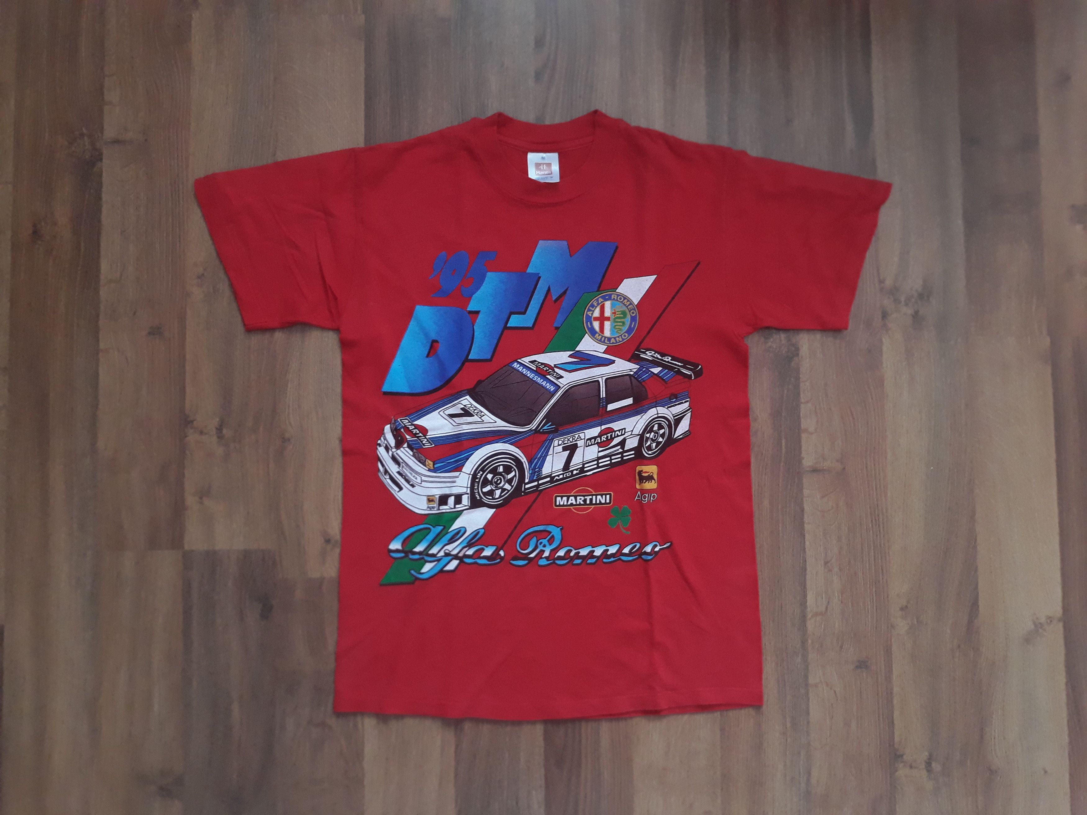 Hanes × Vintage Vintage Hanes '95 DTM Alfa Romeo Racing Tee Size US M / EU 48-50 / 2 - 1 Thumbnail