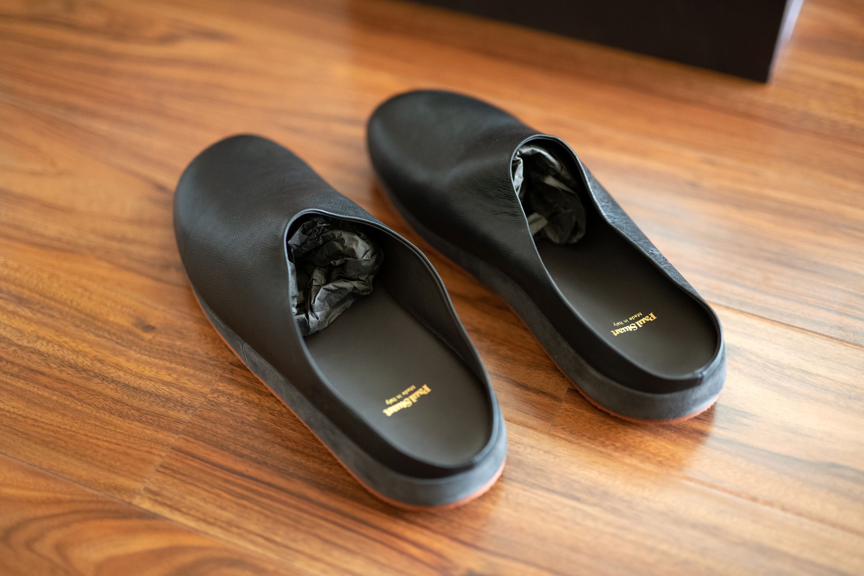 Paul Stuart Paul Stuart 'Hampton' Leather Clog Slide Mules Slippers 12 Size US 12 / EU 45 - 7 Thumbnail