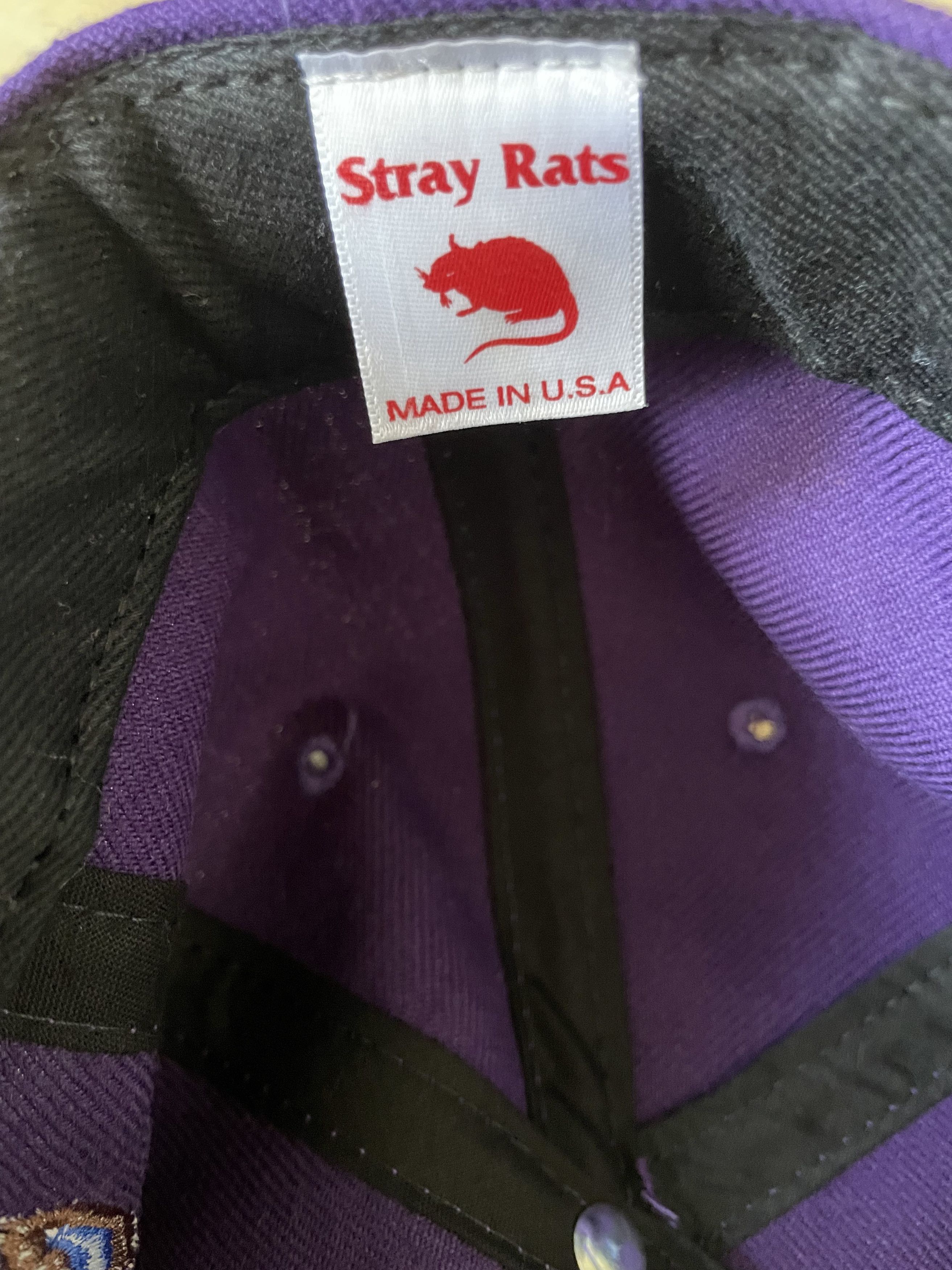 Stray Rats Stray Rats Arch Hat Purple Size ONE SIZE - 3 Thumbnail