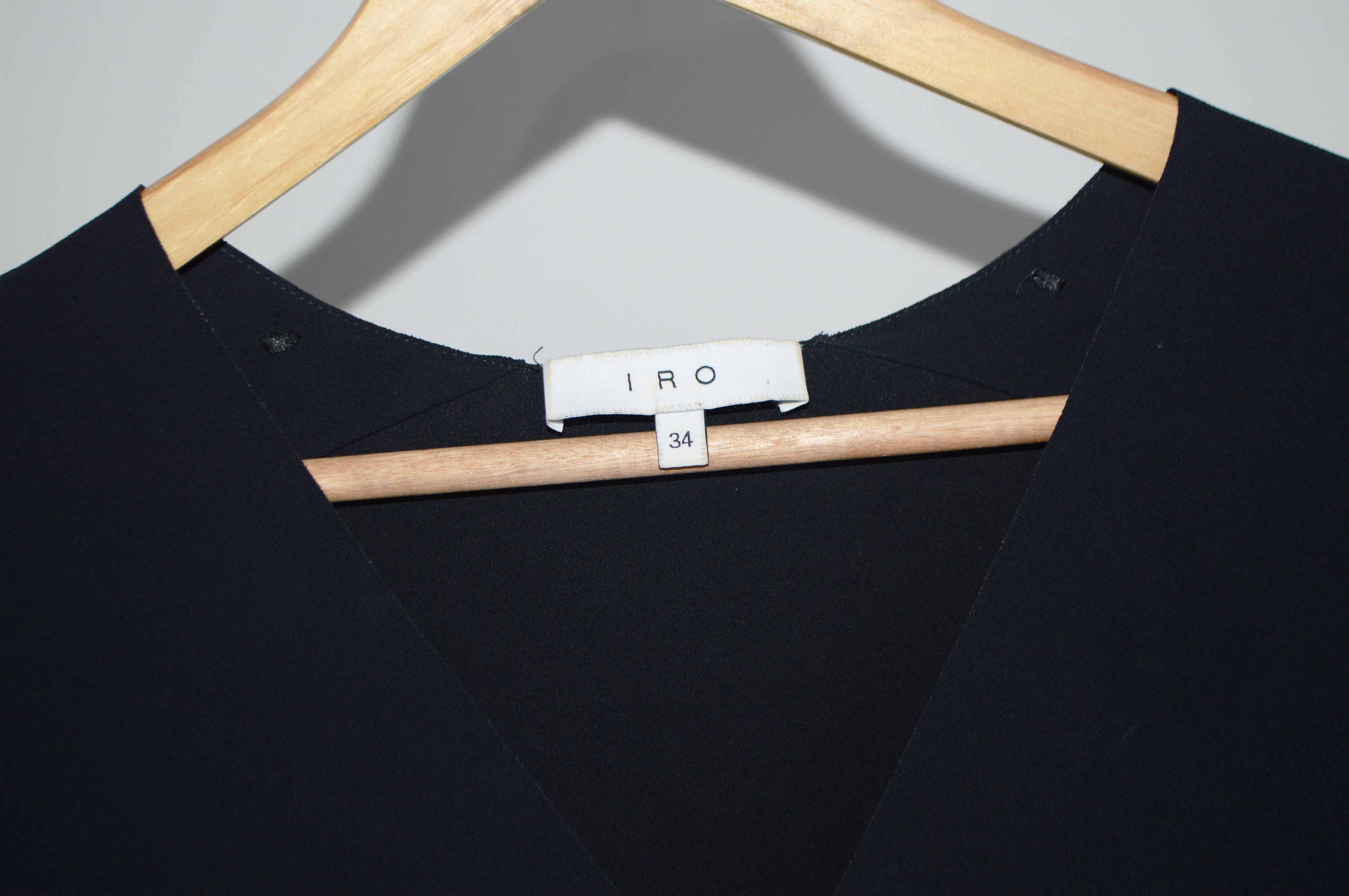 Iro IRO Black Long Blouse With A Snap Size 34 Size XS / US 0-2 / IT 36-38 - 3 Thumbnail