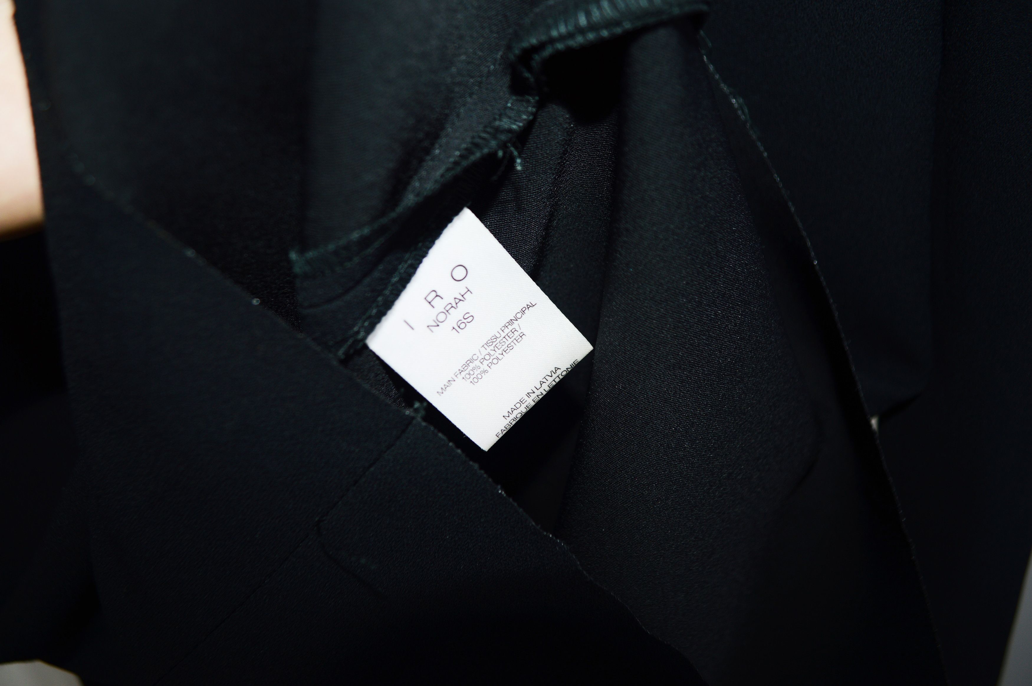 Iro IRO Black Long Blouse With A Snap Size 34 Size XS / US 0-2 / IT 36-38 - 8 Thumbnail