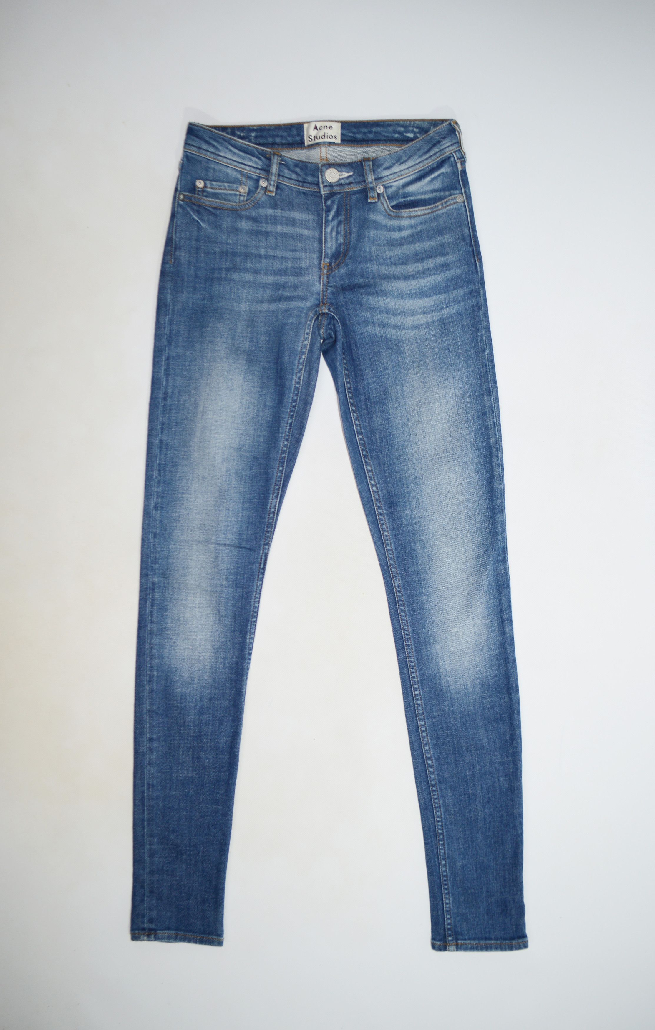 Acne Studios Acne Studios Low Vintage Stretch Denim Jeans Size 24" / US 00 / IT 34 - 1 Thumbnail