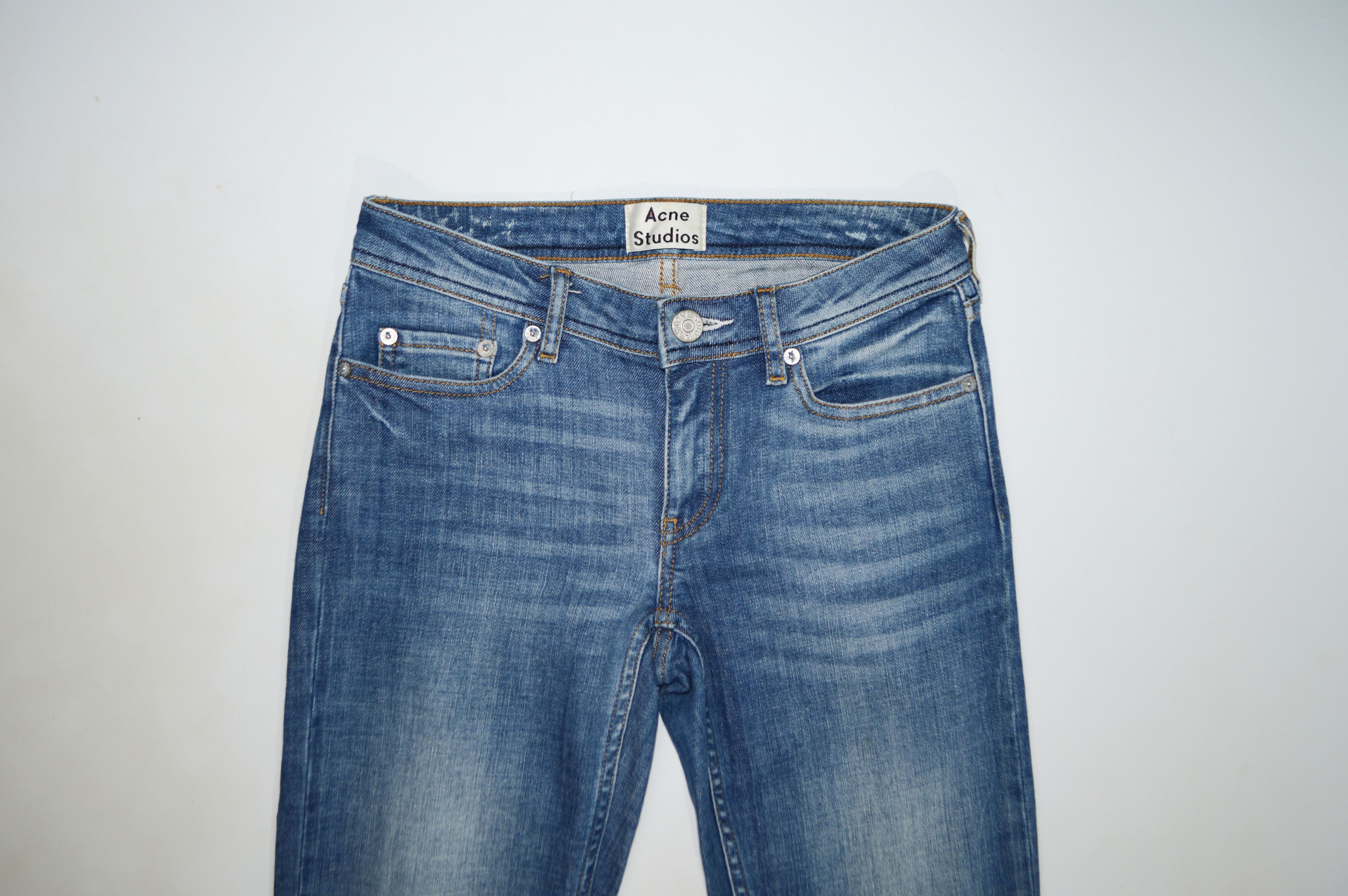 Acne Studios Acne Studios Low Vintage Stretch Denim Jeans Size 24" / US 00 / IT 34 - 2 Thumbnail