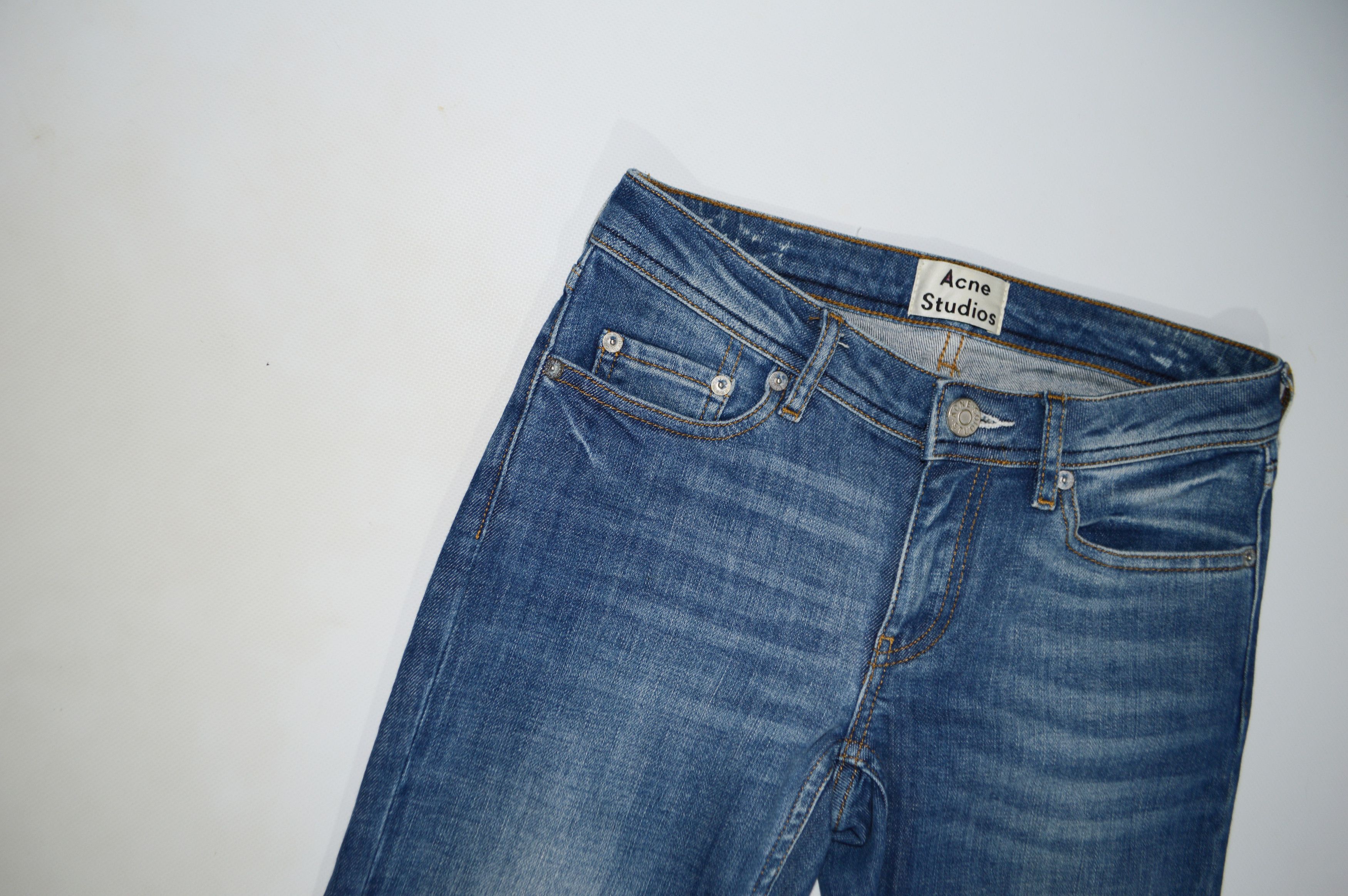 Acne Studios Acne Studios Low Vintage Stretch Denim Jeans Size 24" / US 00 / IT 34 - 3 Thumbnail