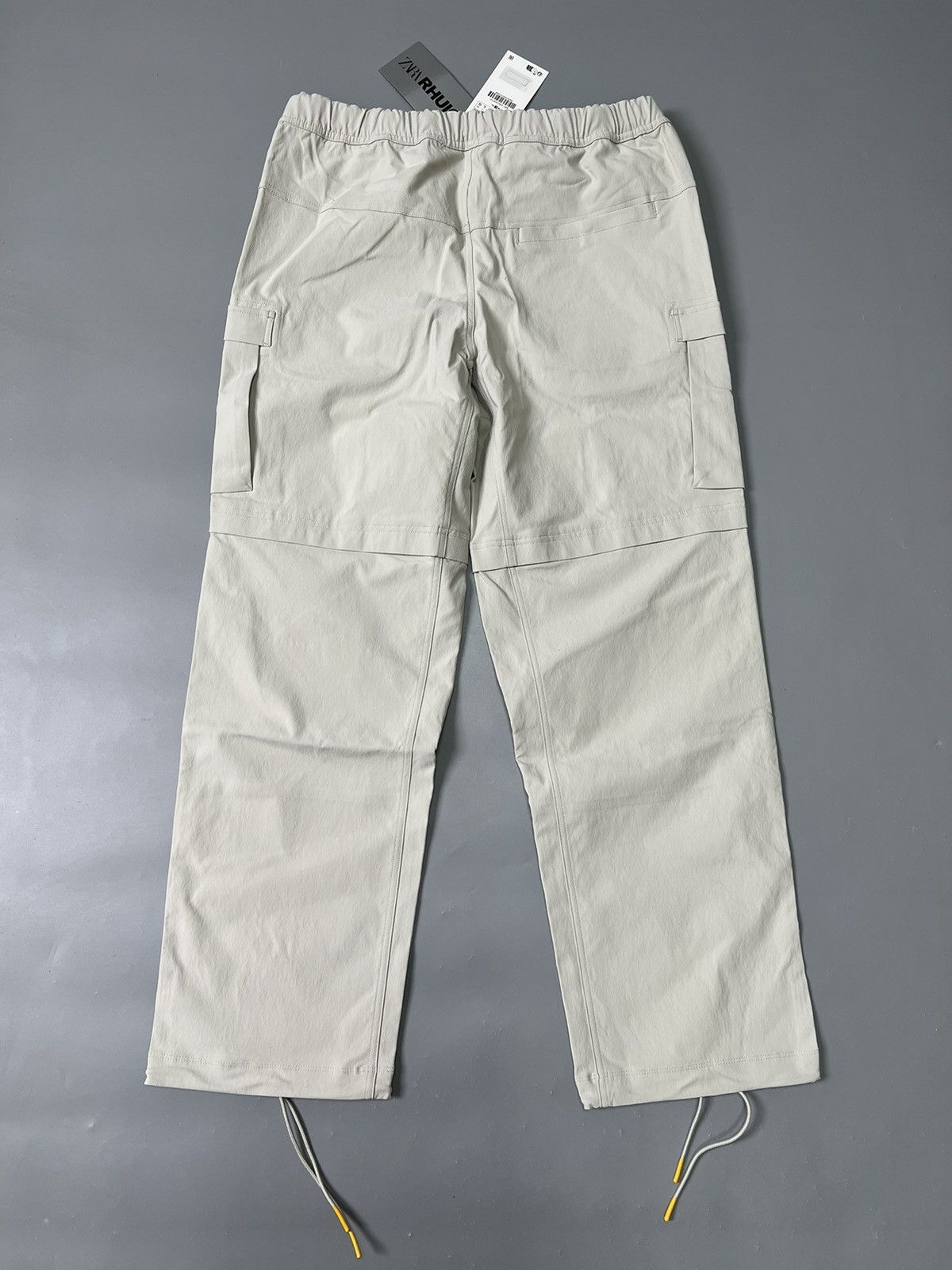 Rhude × Zara Rhude x Zara NEW Cargo Technical Pants Beige GORPCORE Y2K Size US 34 / EU 50 - 3 Thumbnail