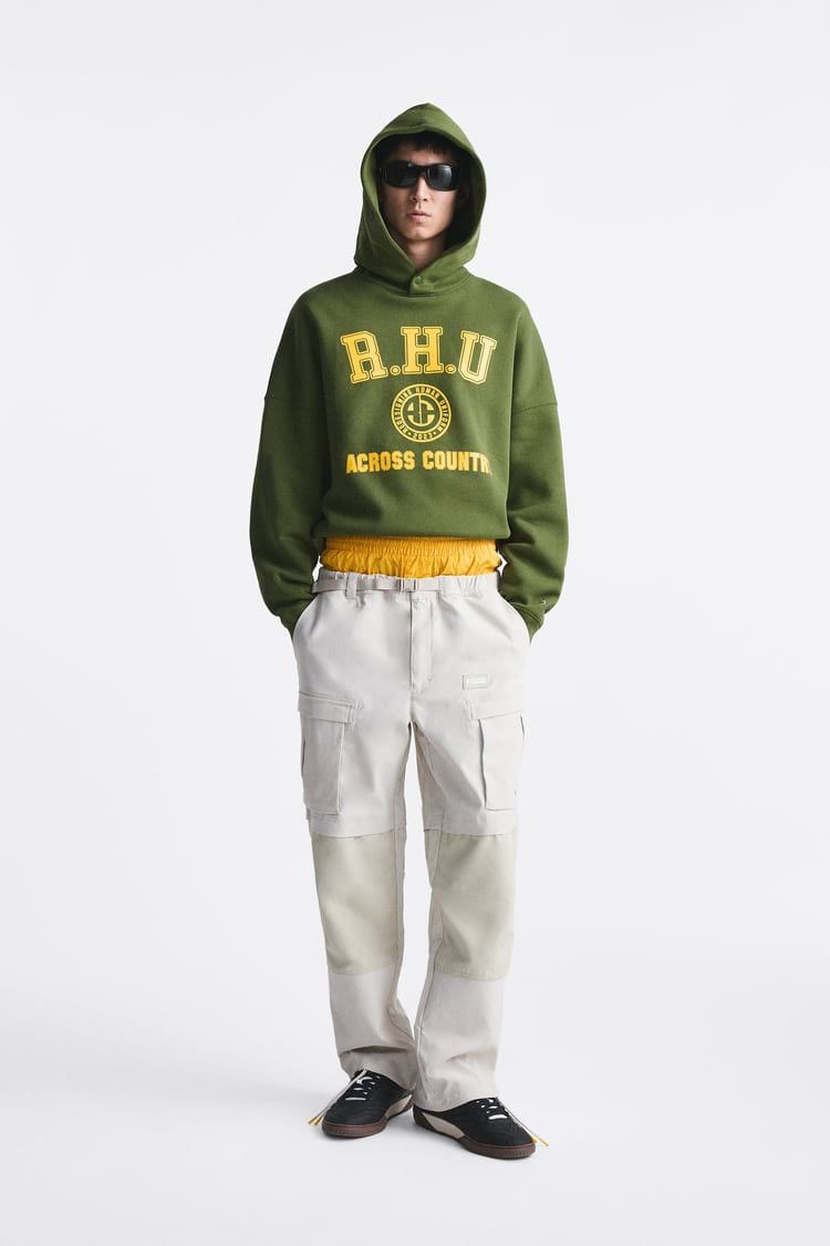 Rhude × Zara Rhude x Zara NEW Cargo Technical Pants Beige GORPCORE Y2K Size US 34 / EU 50 - 12 Thumbnail