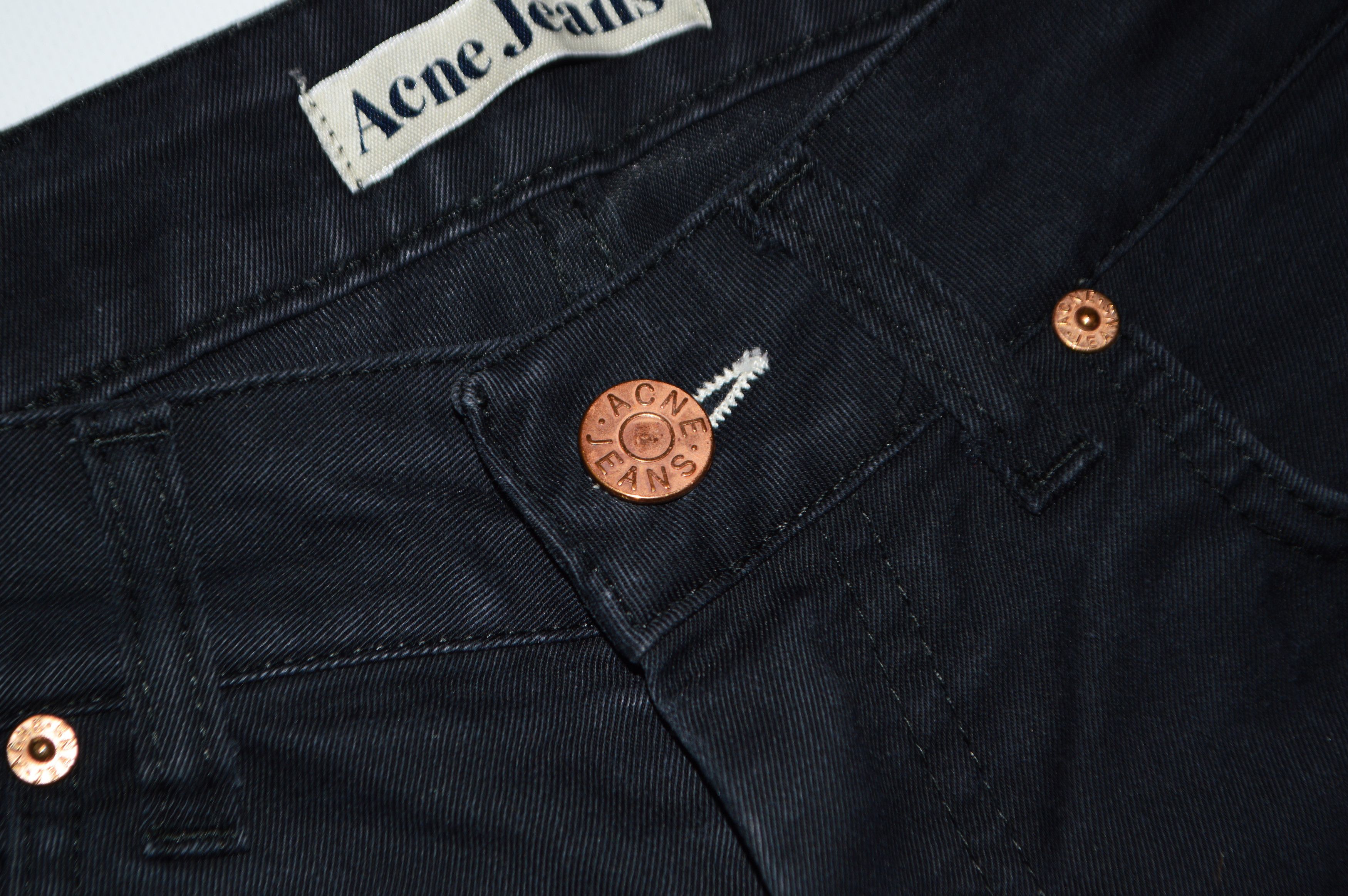 Acne Studios Acne Jeans Hex Black UPS Denim Jeans Size W28 L28 Size 28" / US 6 / IT 42 - 3 Thumbnail