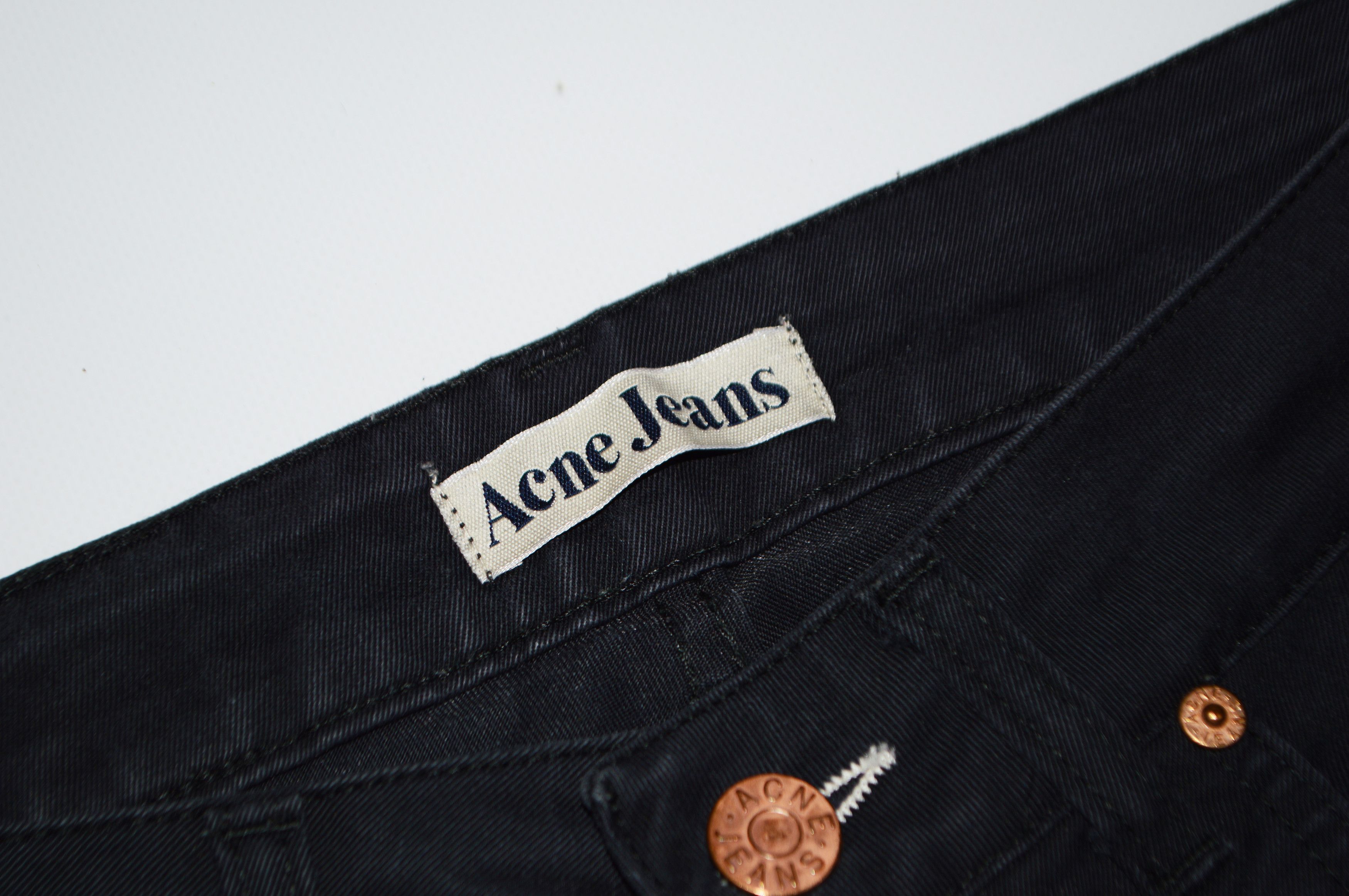Acne Studios Acne Jeans Hex Black UPS Denim Jeans Size W28 L28 Size 28" / US 6 / IT 42 - 4 Thumbnail